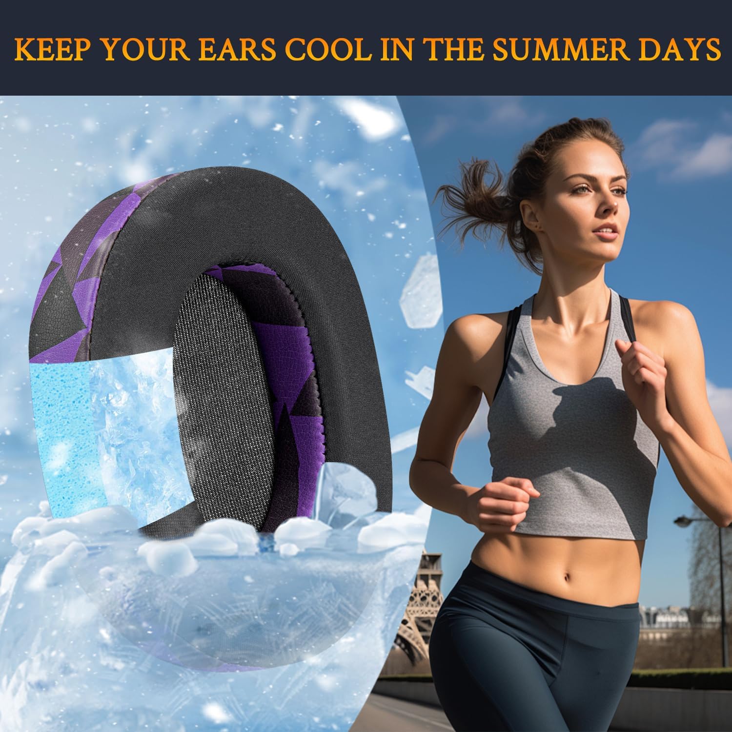 SOULWIT Earpads for SteelSeries Arctis 1/3/5/7/7+/7P/7P+/7X/7X+/9/9X/Pro/Prime - Cooling Gel