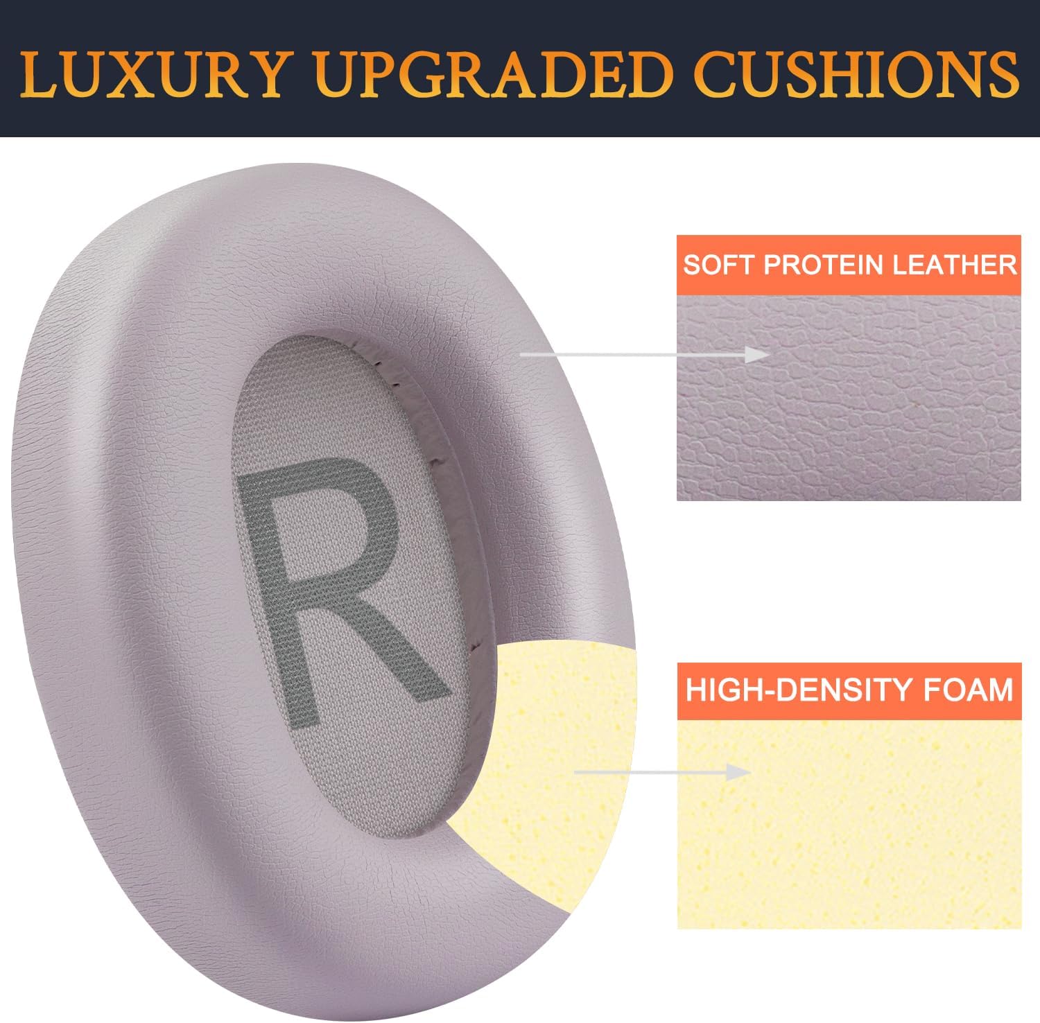 SOULWIT Earpads for TOZO HT2, HT3 - Protein Leather
