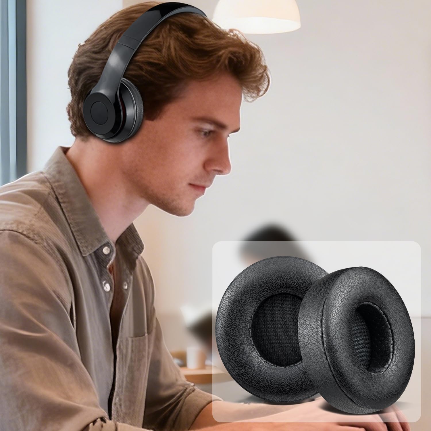 SoloWIT Earpads for Beats Solo 2 & Solo 3 - Lambskin