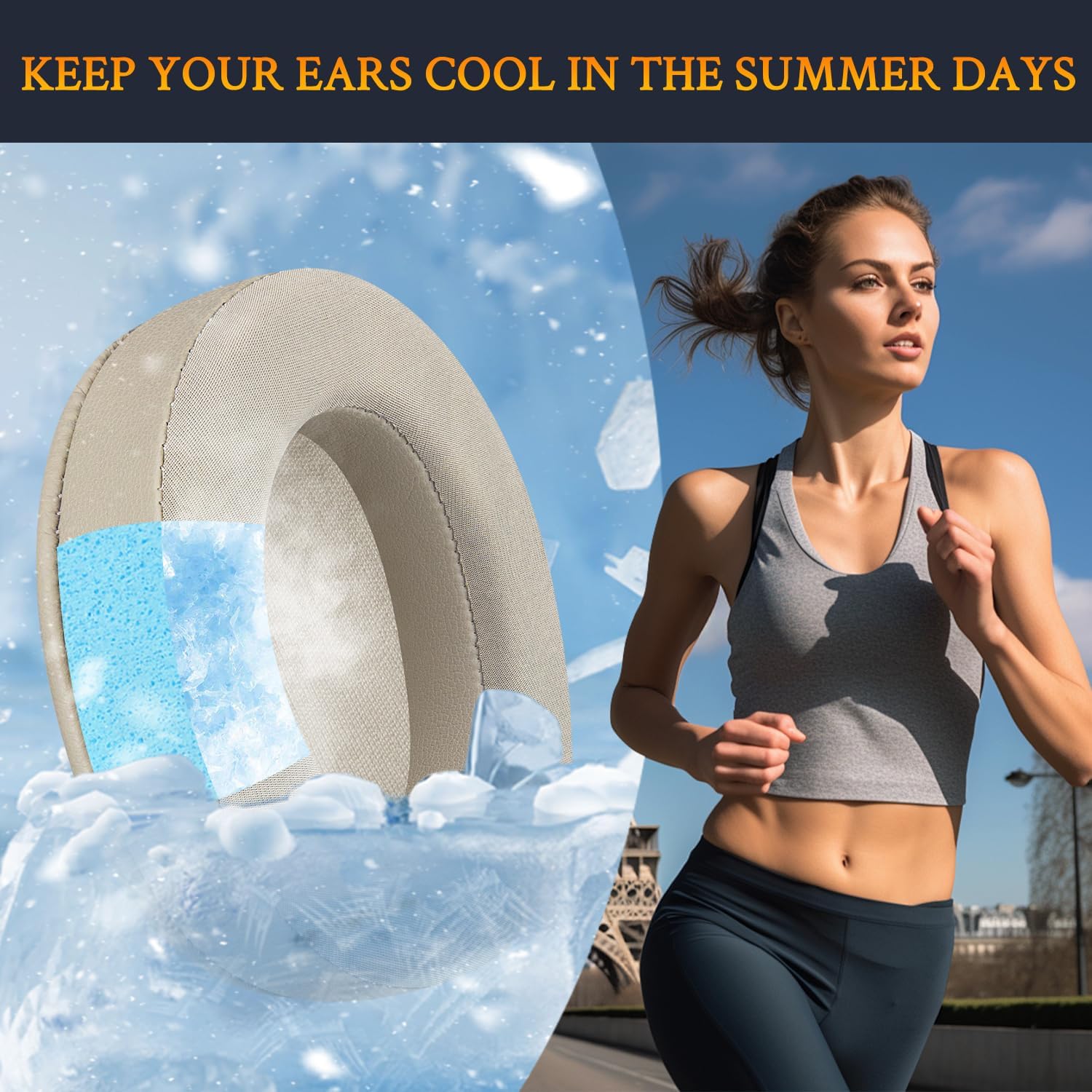 SOULWIT Earpads for Sony WH-1000XM4 - Cooling Gel