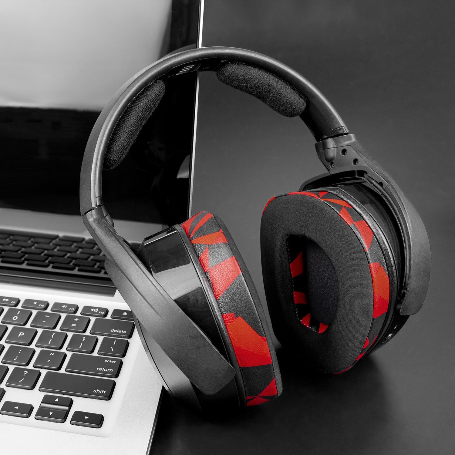 SOULWIT Earpads for Sennheiser RS165, RS175, RS185, RS195 - Protein Leather