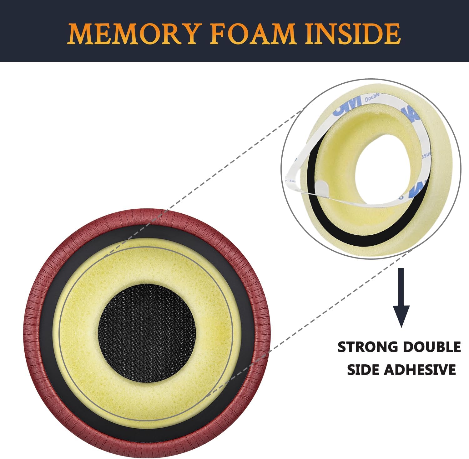 SOULWIT Earpads for Jabra Evolve 65/40/30/20 - Protein Leather