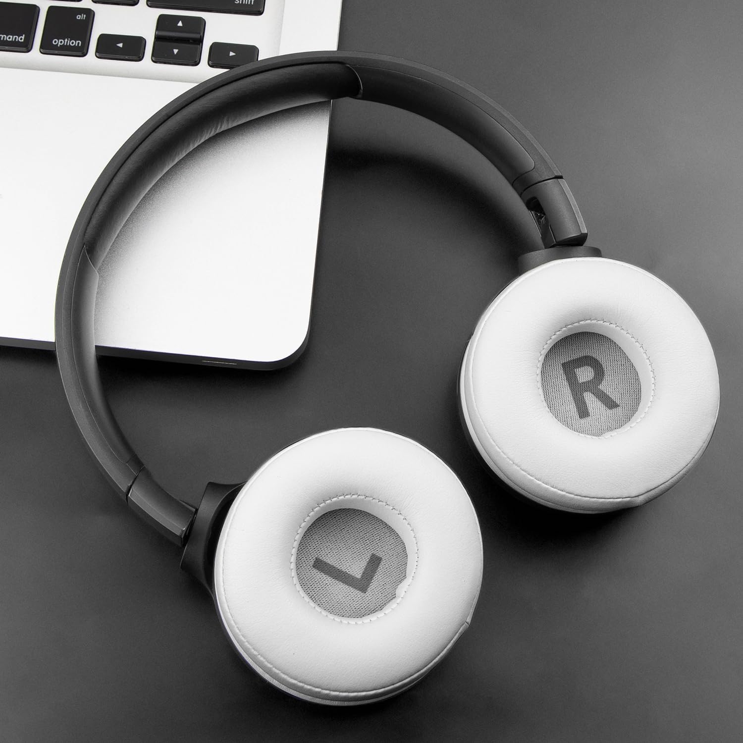 SOULWIT Earpads for JBL Tune 450BT/460BT/500BT/510BT/520BT/525BT/570BT, JR300BT, JR310BT, Junior 320BT, E40BT - Protein Leather