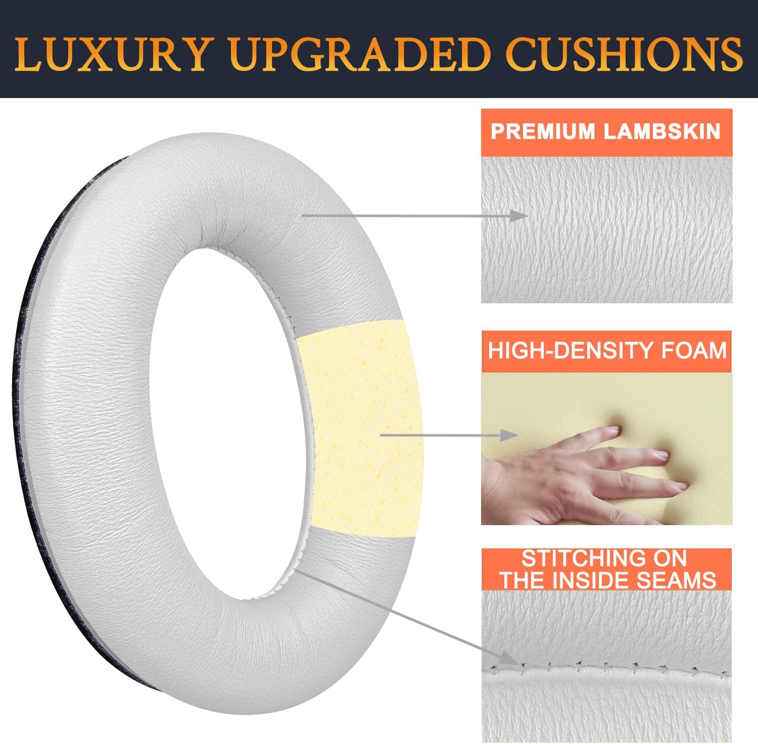 SOULWIT Earpads for Bose QuietComfort 45 Series - Lambskin