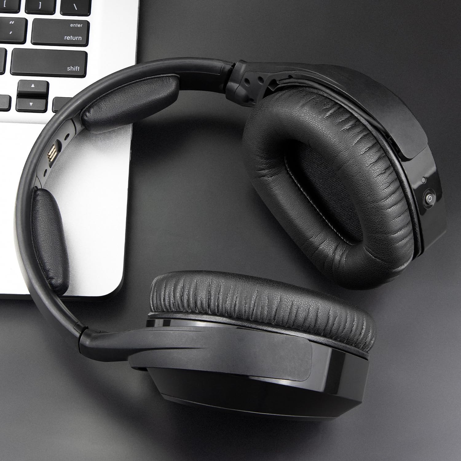 SOULWIT Earpads for Sennheiser RS165, RS175, RS185, RS195 - Protein Leather