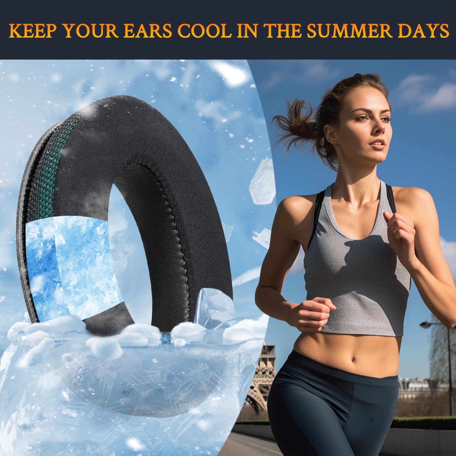 SOULWIT Earpads for Bose QuietComfort 45 Series - Cooling Gel