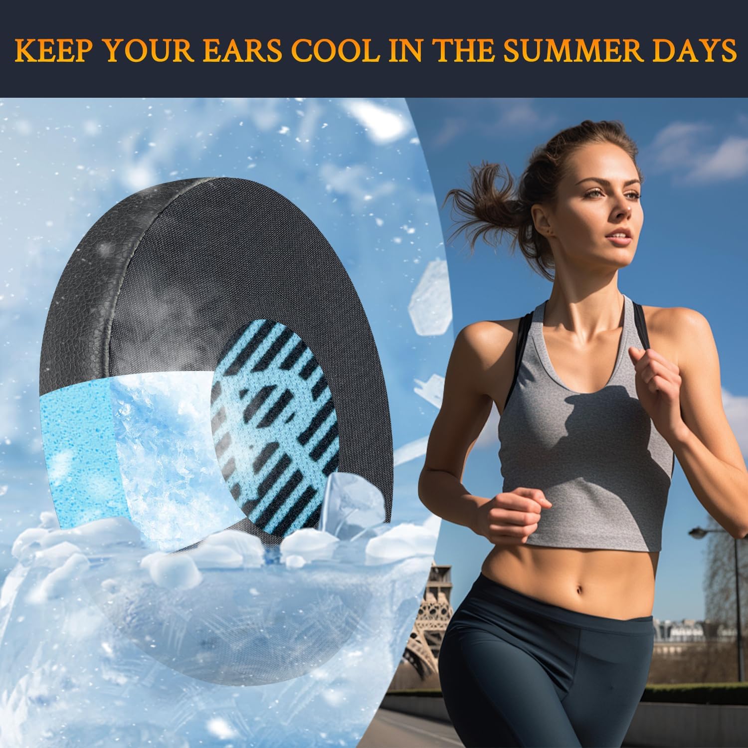 SOULWIT Earpads for Bose On-Ear II (OE2/OE2i) / SoundTrue On-Ear / SoundLink On-Ear - Cooling Gel