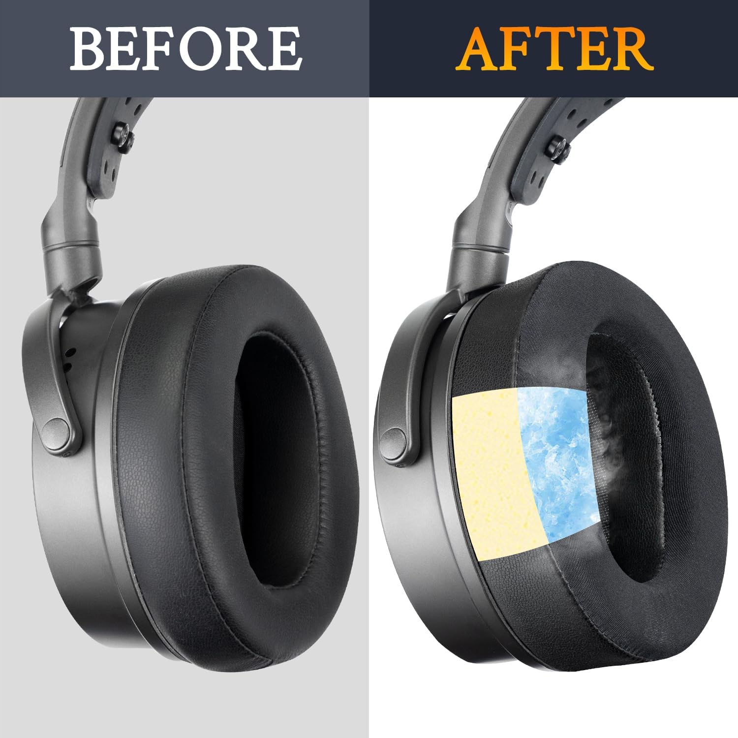 SOULWIT Earpads for Audeze Maxwell - Cooling Gel