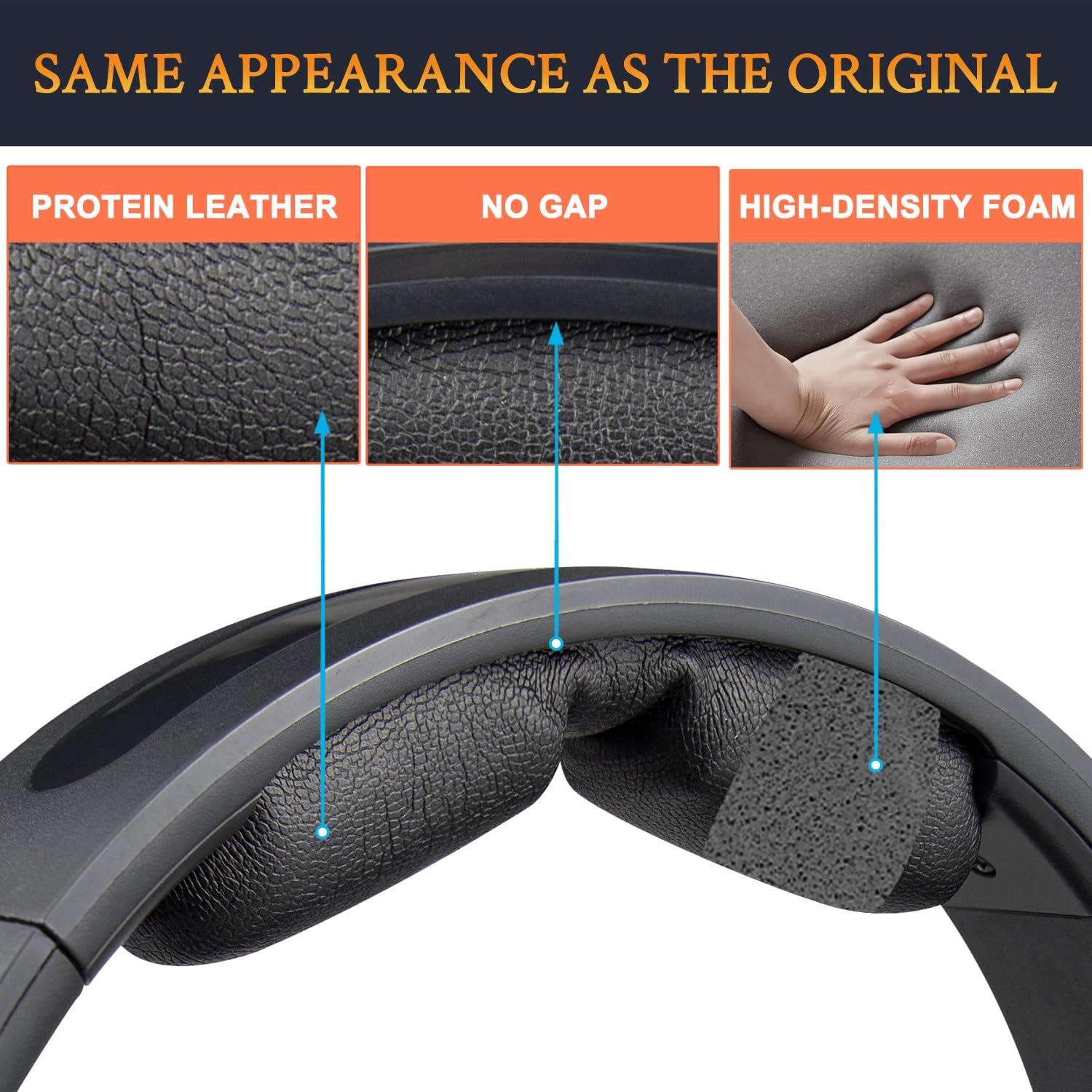 SOULWIT Headband Cover for Skullcandy Hesh 3/ANC/Evo Headphones