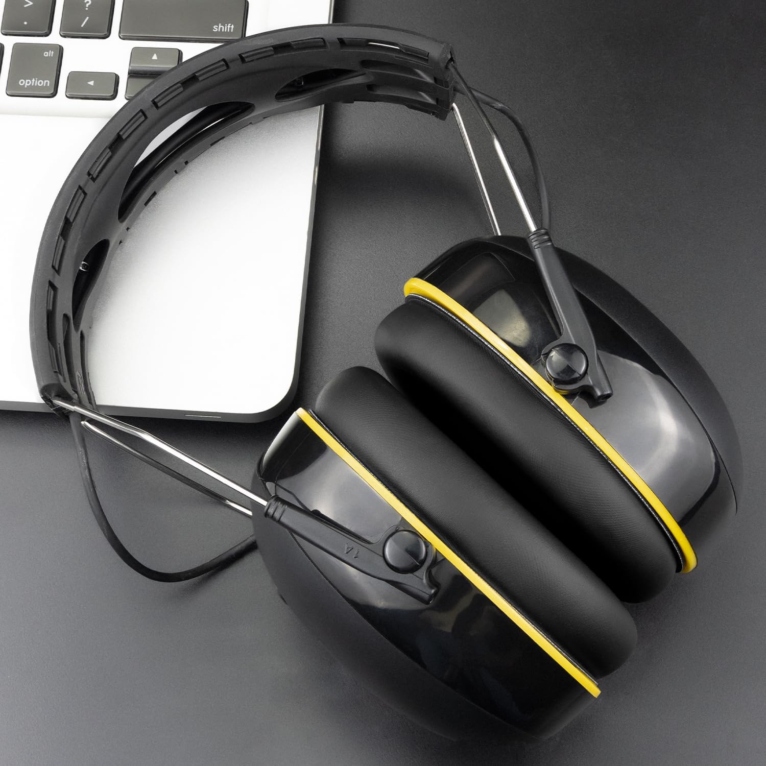 SOULWIT Earpads for 3M WorkTunes, Peltor Sport Tactical 100/300/500, ZOHAN EM033/037/042, PROHEAR 032/033/037 - Protein Leather