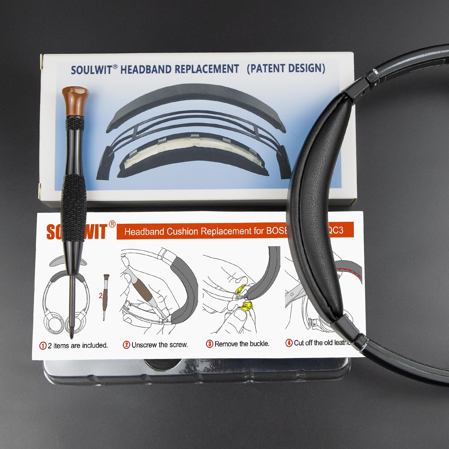 SOULWIT Headband for Bose QuietComfort 3