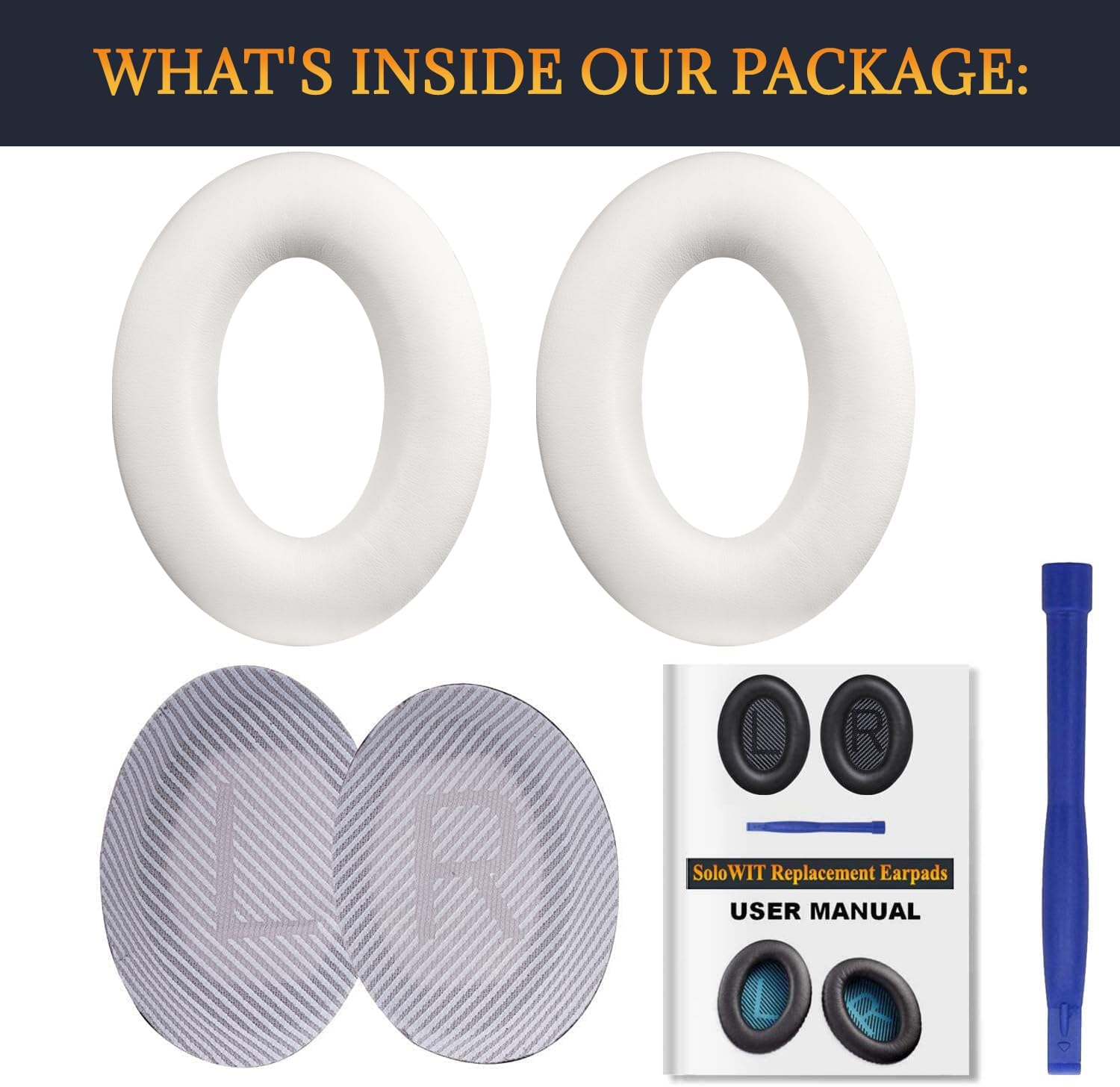 SoloWIT Earpads for Bose QuietComfort 35 Series - Protein Leather