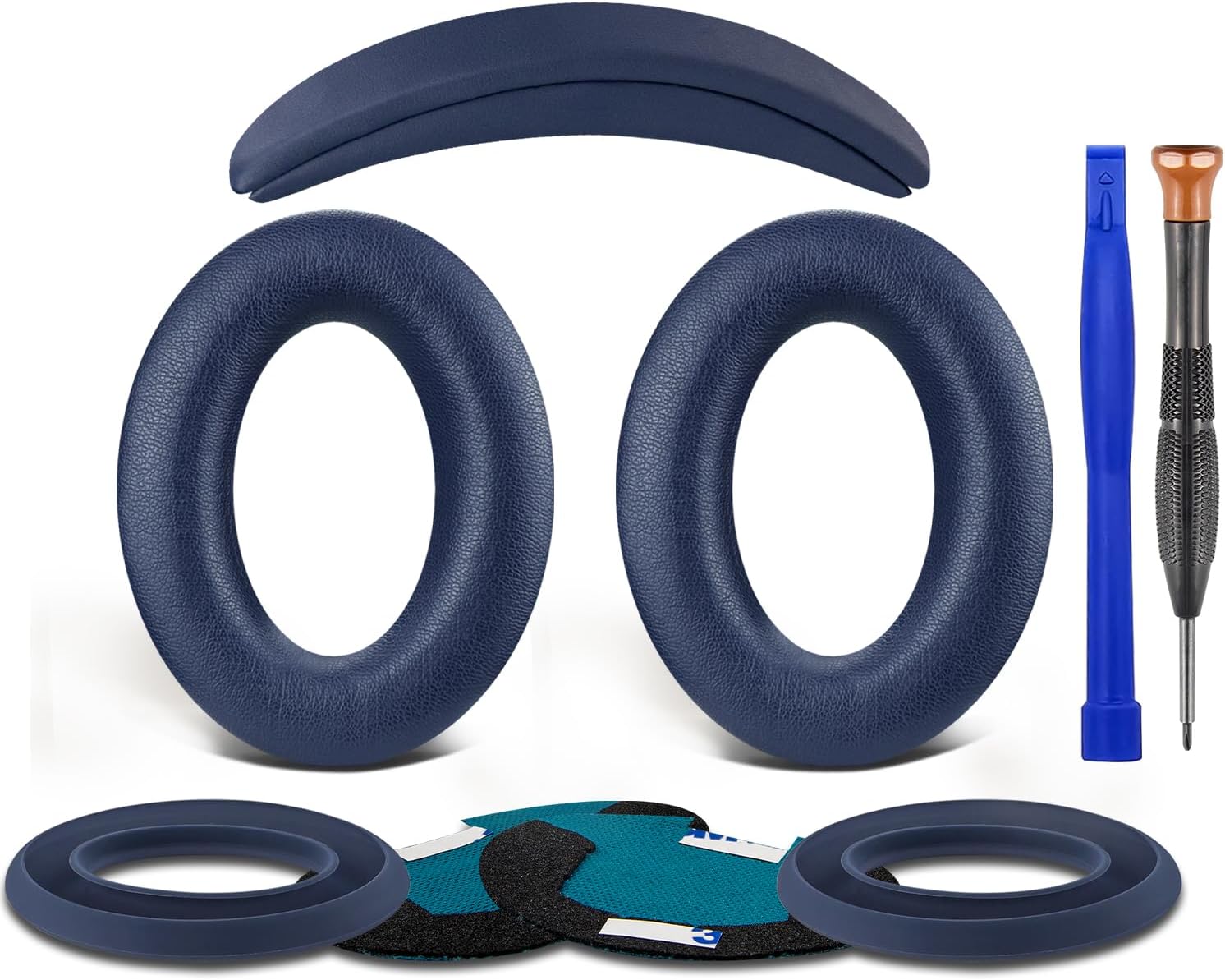SOULWIT Replacement Kit for Bose QuietComfort 25, Earpads + Headband + Earpads Cover