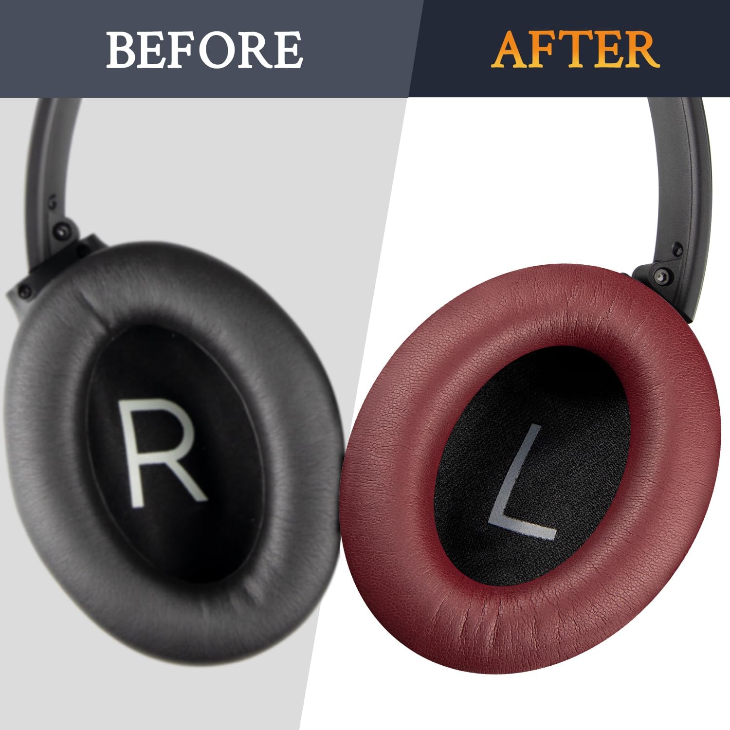 SOULWIT Earpads for Bose QuietComfort 45 Series - Protein Leather