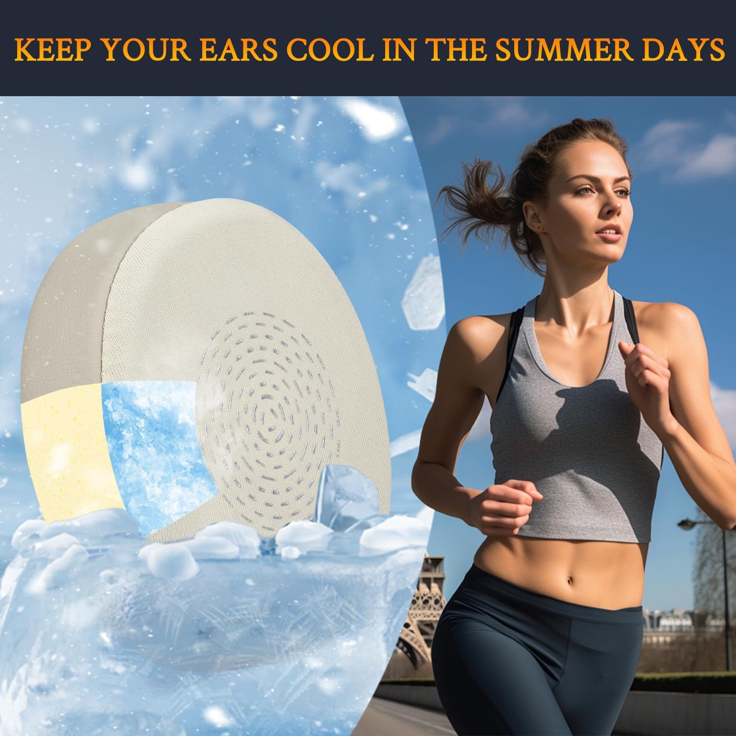 SOULWIT Earpads for Jabra Evolve2 75 - Cooling Gel