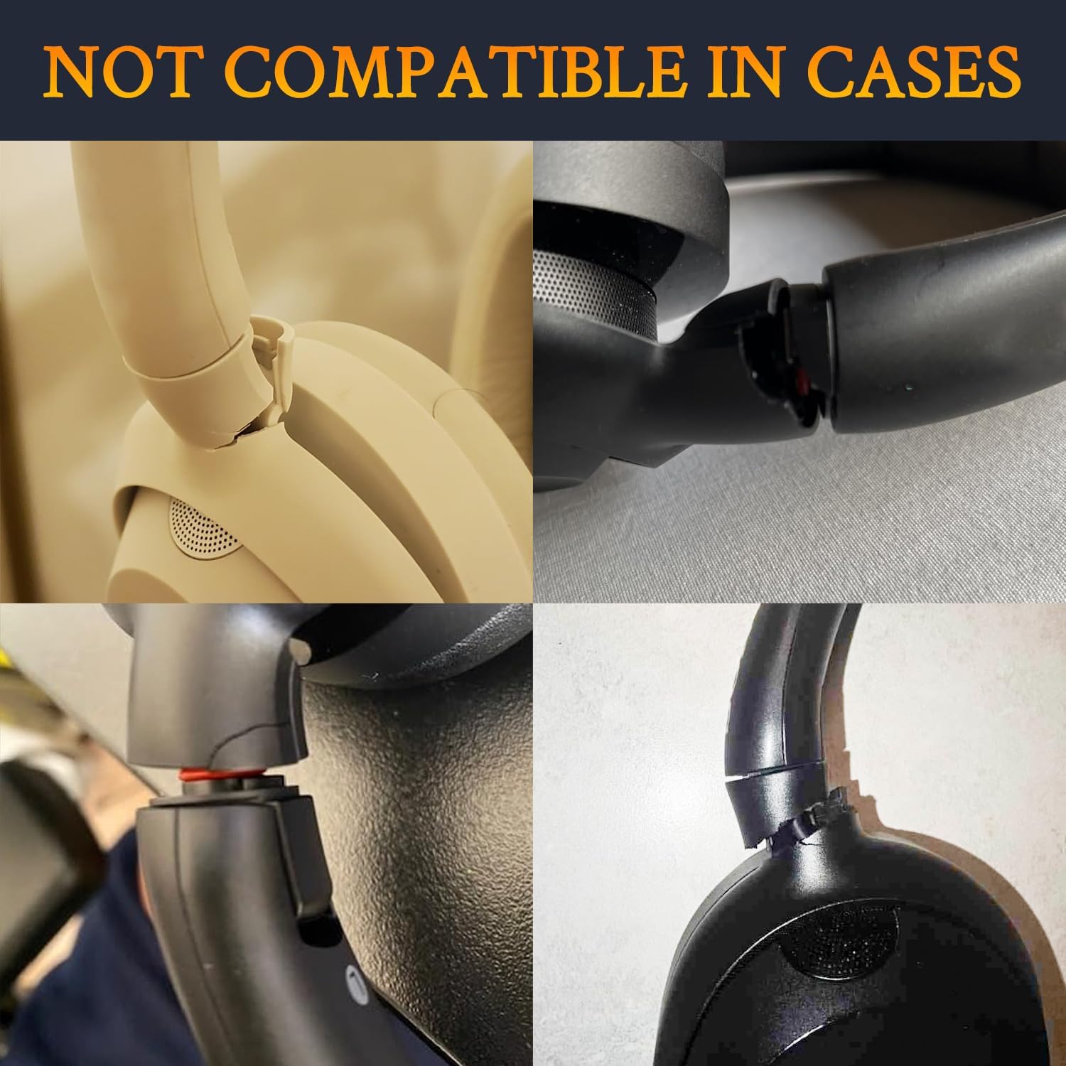 SOULWIT Headband Side Cover Slider for Sony ULT WEAR (Model: WH-ULT900N)