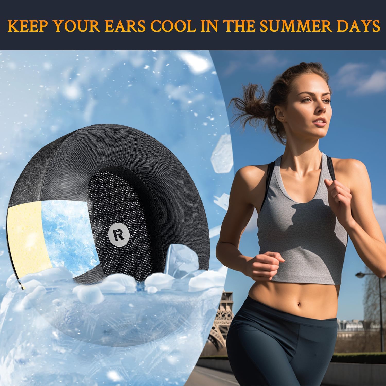 SOULWIT Earpads for Audeze Maxwell - Cooling Gel
