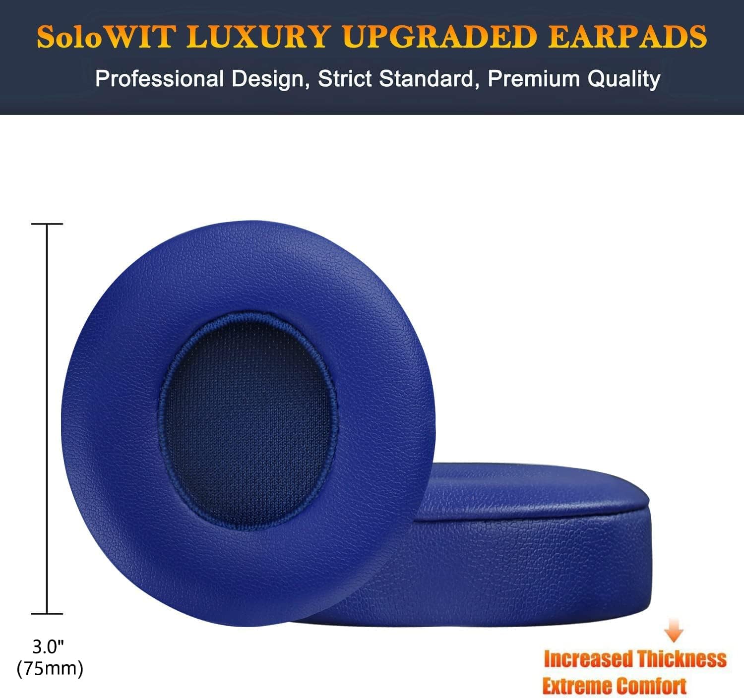 SoloWIT Earpads for Beats Solo 2 & Solo 3 - Protein Leather