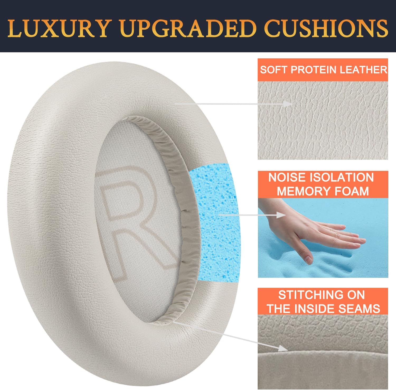 SOULWIT Earpads for Anker Soundcore Q11i - Protein Leather