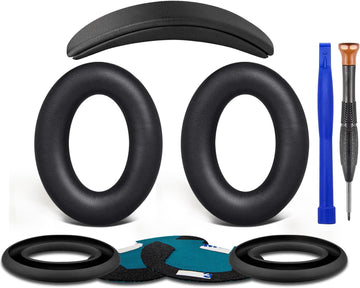 SOULWIT Replacement Kit for Bose QuietComfort 25, Earpads + Headband + Earpads Cover