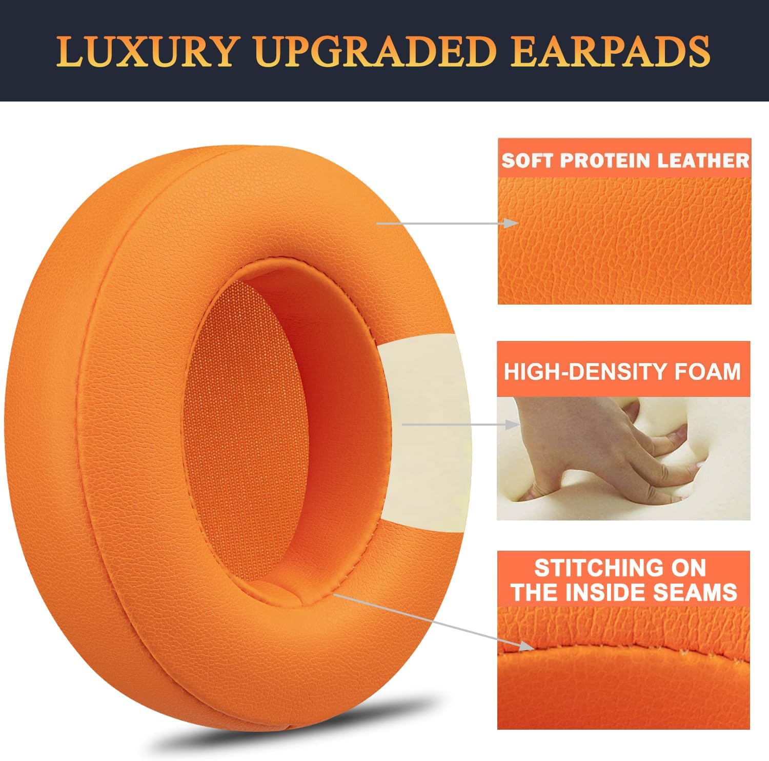 SoloWIT Earpads for Beats Studio 2 & Studio 3 - Protein Leather