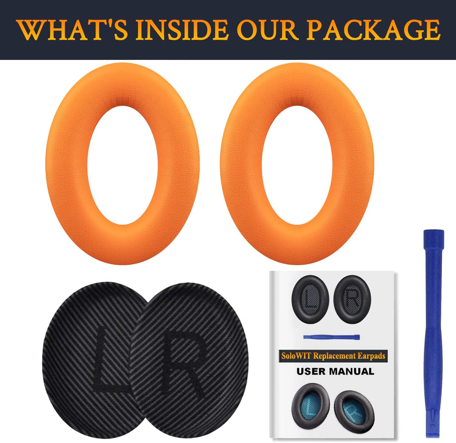 SoloWIT Earpads for Bose QuietComfort 35 Series - Protein Leather
