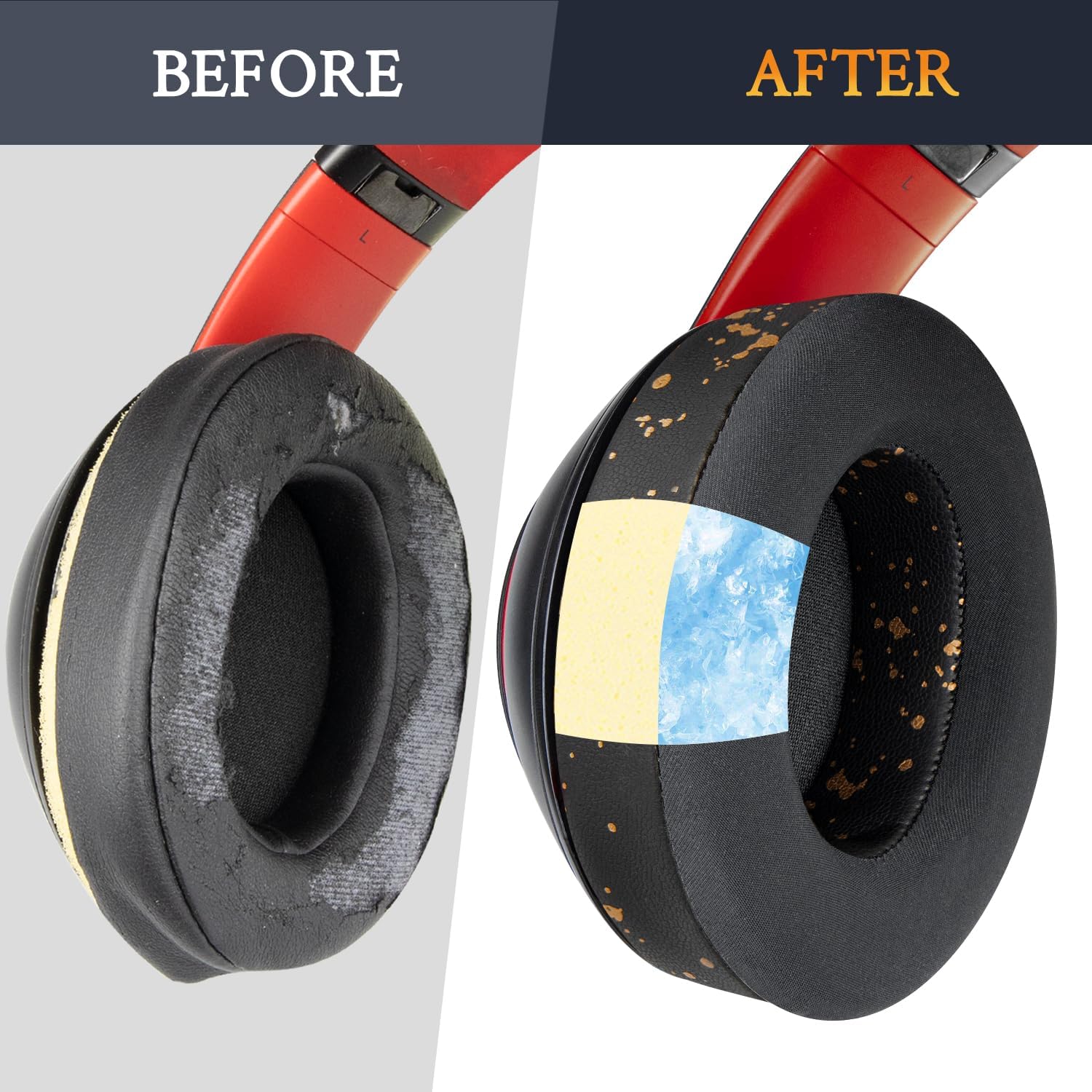 SoloWIT Earpads for Beats Studio 2 & Studio 3 - Cooling Gel