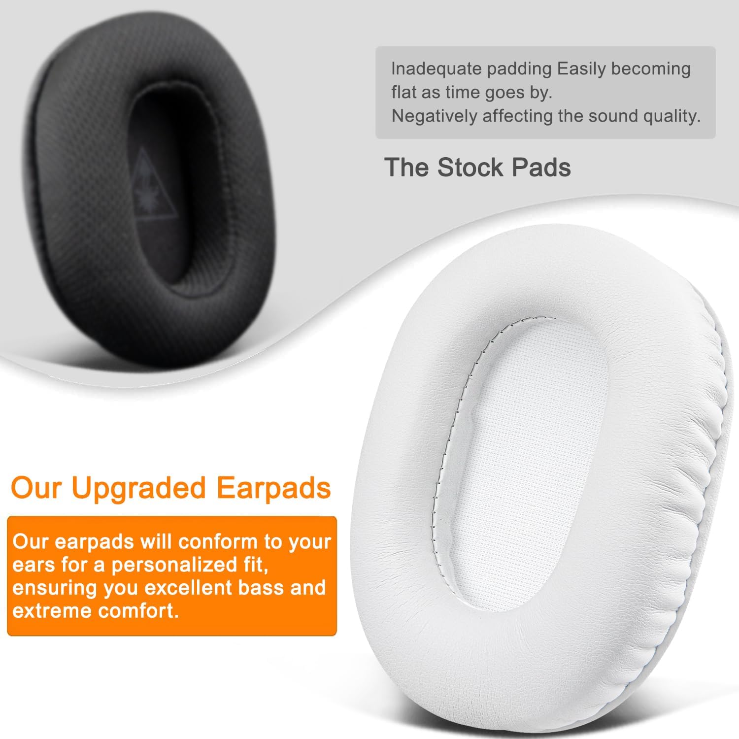 SOULWIT Earpads for Turtle Beach Recon 100, Recon 200, Recon 200 Gen 2, Recon Spark - Protein Leather