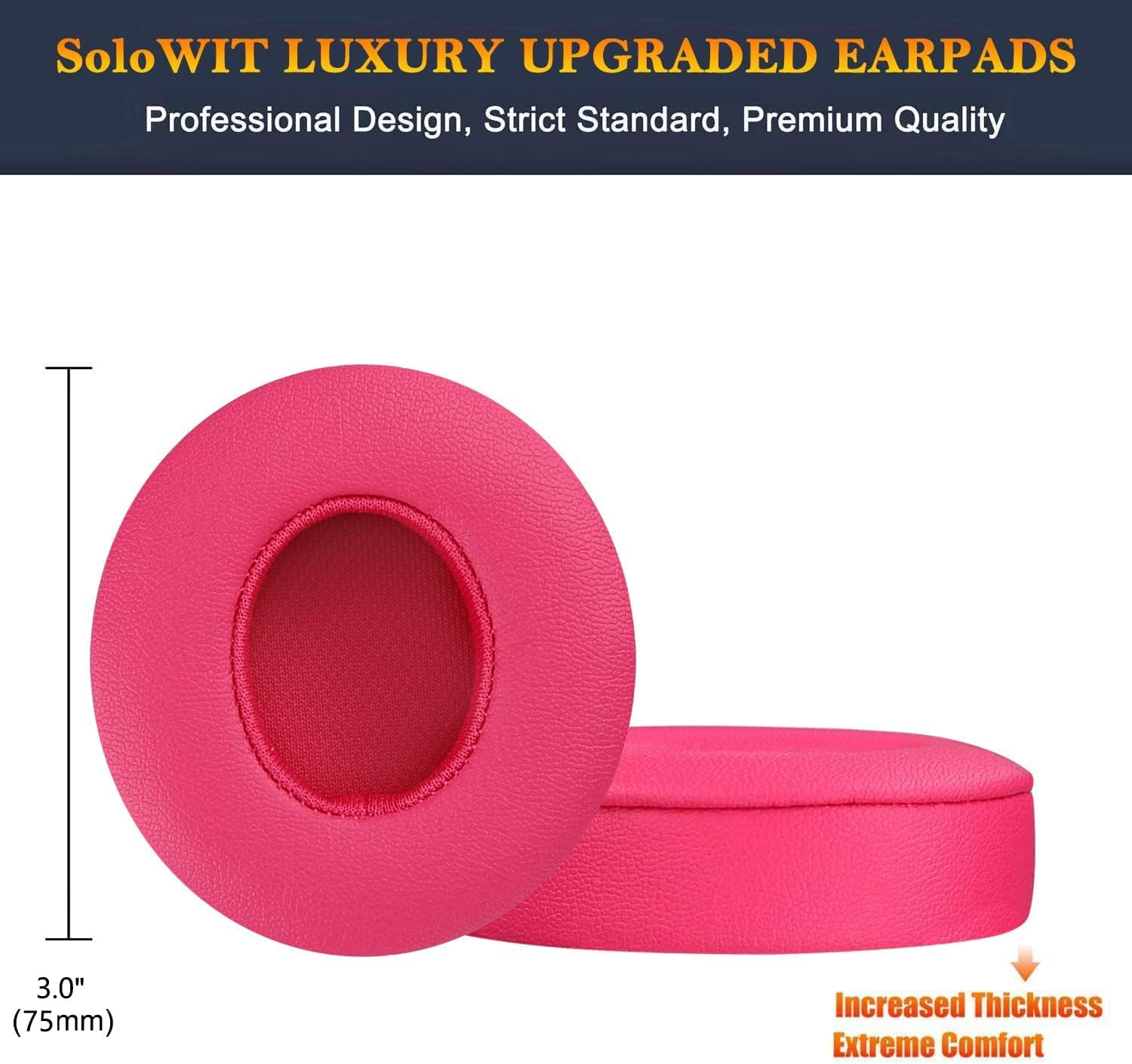 SoloWIT Earpads for Beats Solo 2 & Solo 3 - Protein Leather