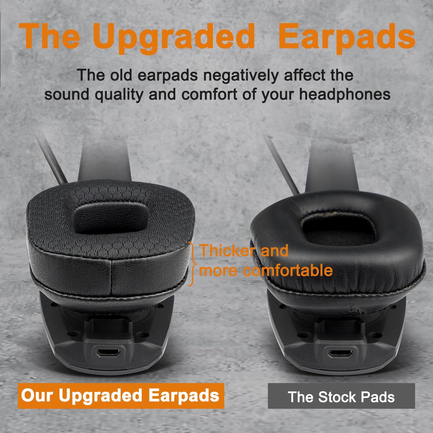 SOULWIT Earpads for BlueParrott B350-XT - Mesh Fabric