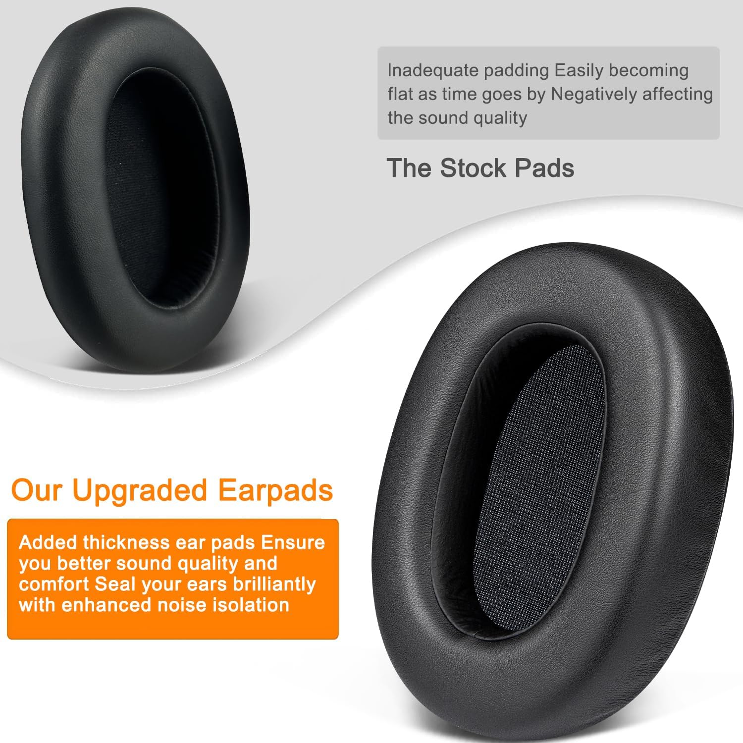 SOULWIT Earpads for Sony ULT WEAR (Model: WH-ULT900N) - Protein Leather
