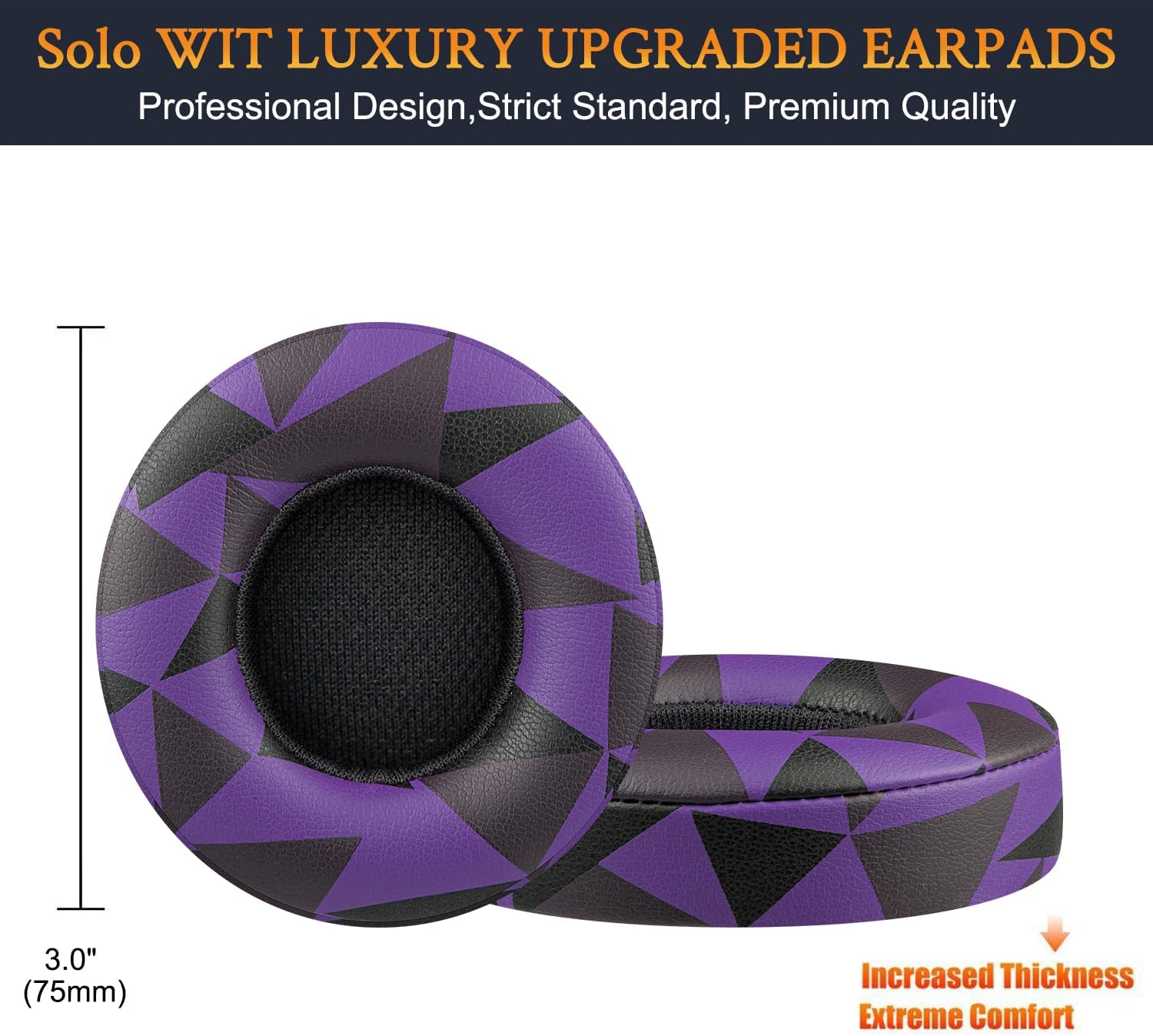 SoloWIT Earpads for Beats Solo 2 & Solo 3 - Protein Leather