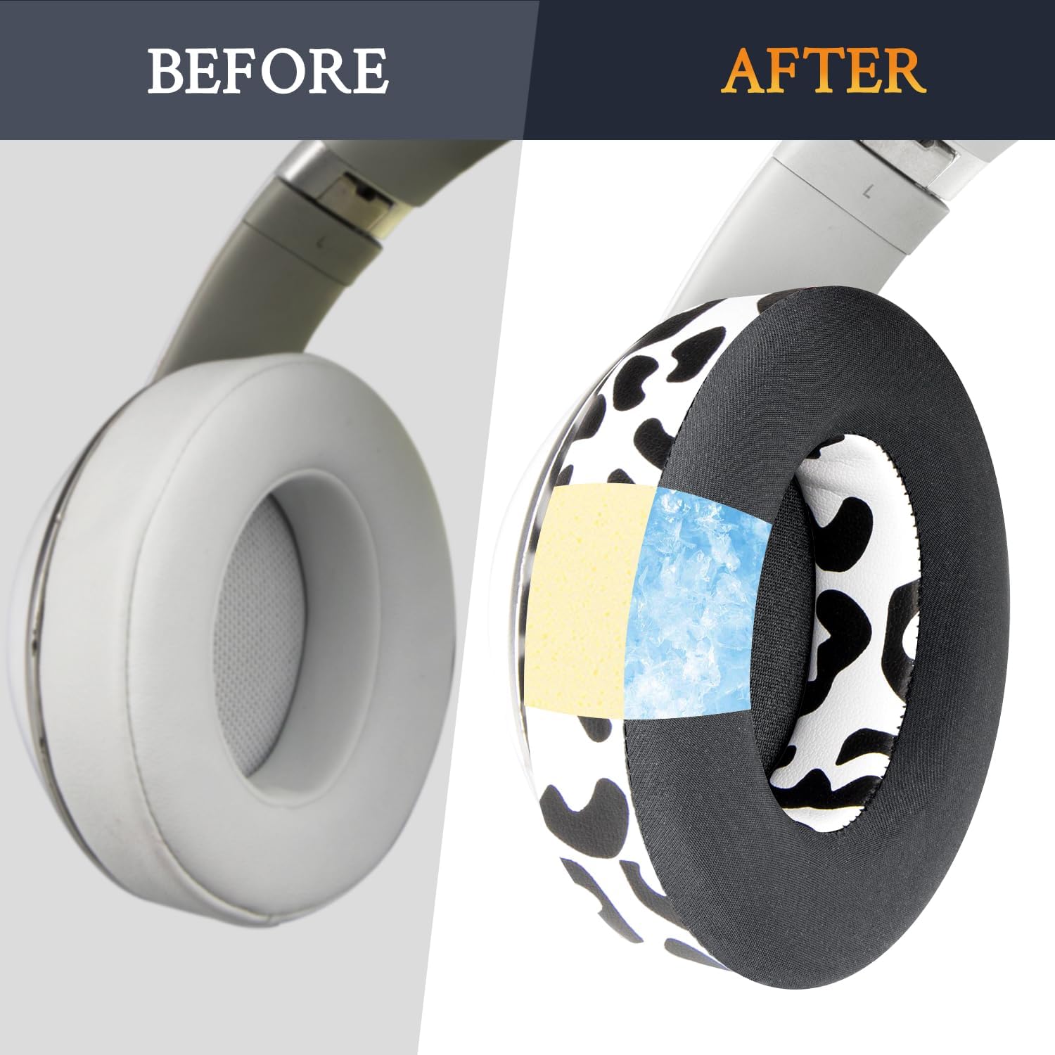 SoloWIT Earpads for Beats Studio 2 & Studio 3 - Cooling Gel