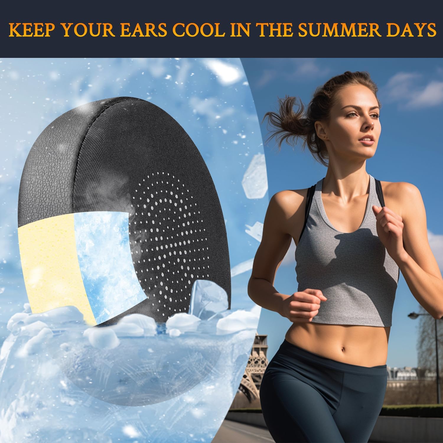 SOULWIT Earpads for Jabra Evolve2 65/40, Elite 45h - Cooling Gel