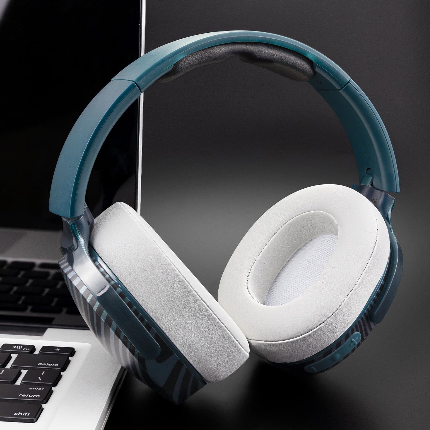 SOULWIT Earpads for Skullcandy Hesh 3/ANC/Evo & Crusher Wireless/ANC/Evo & Venue ANC - Protein Leather