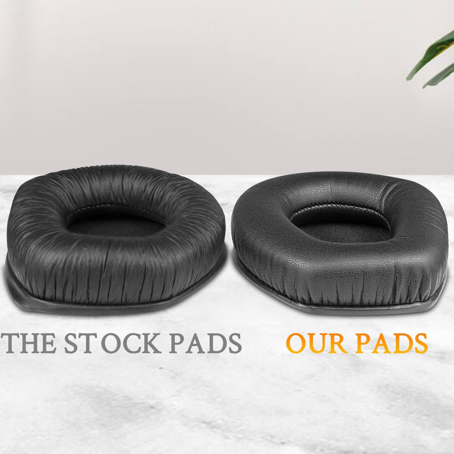SOULWIT Earpads for Sennheiser RS165, RS175, RS185, RS195 - Protein Leather