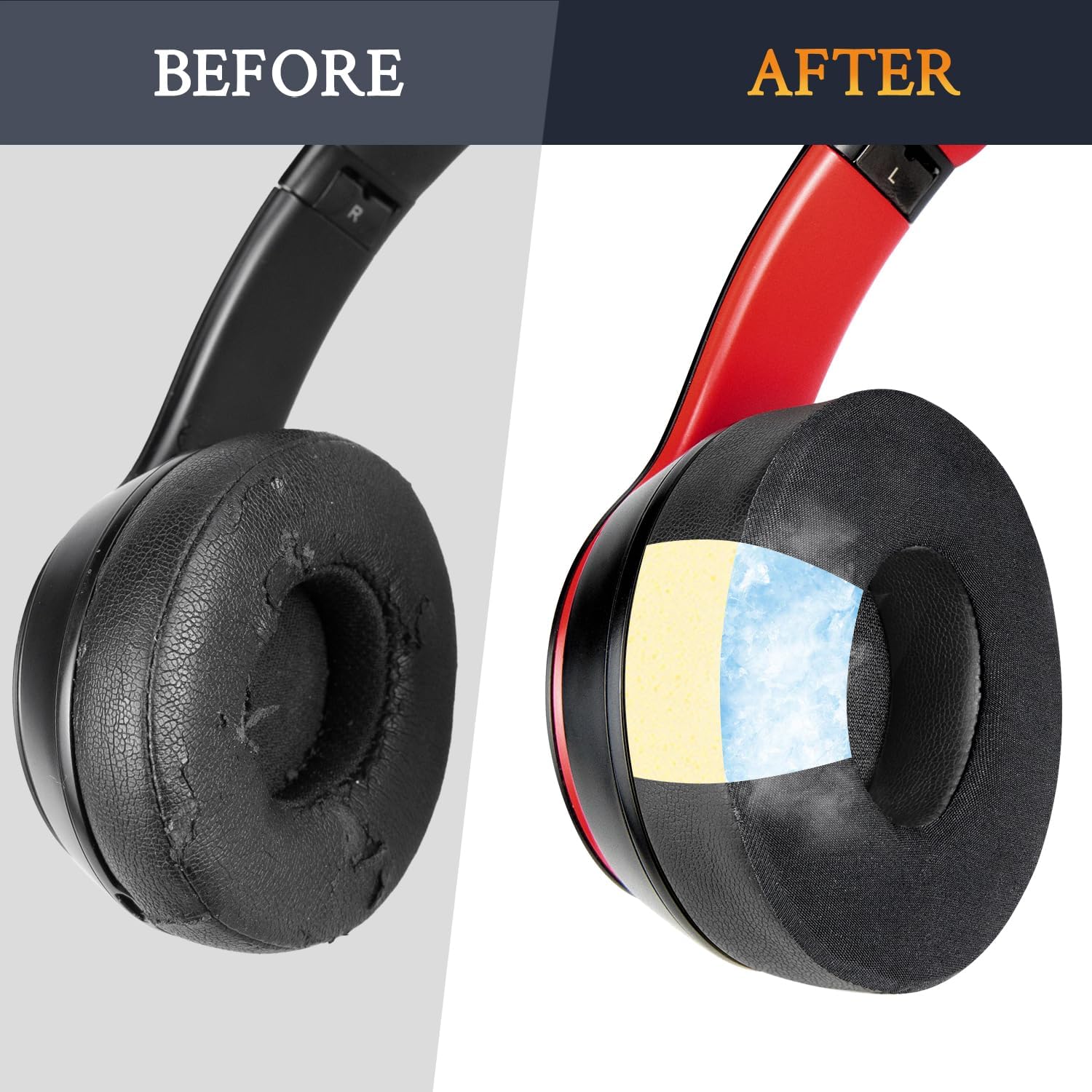 SoloWIT Earpads for Beats Solo 2 & Solo 3 - Cooling Gel