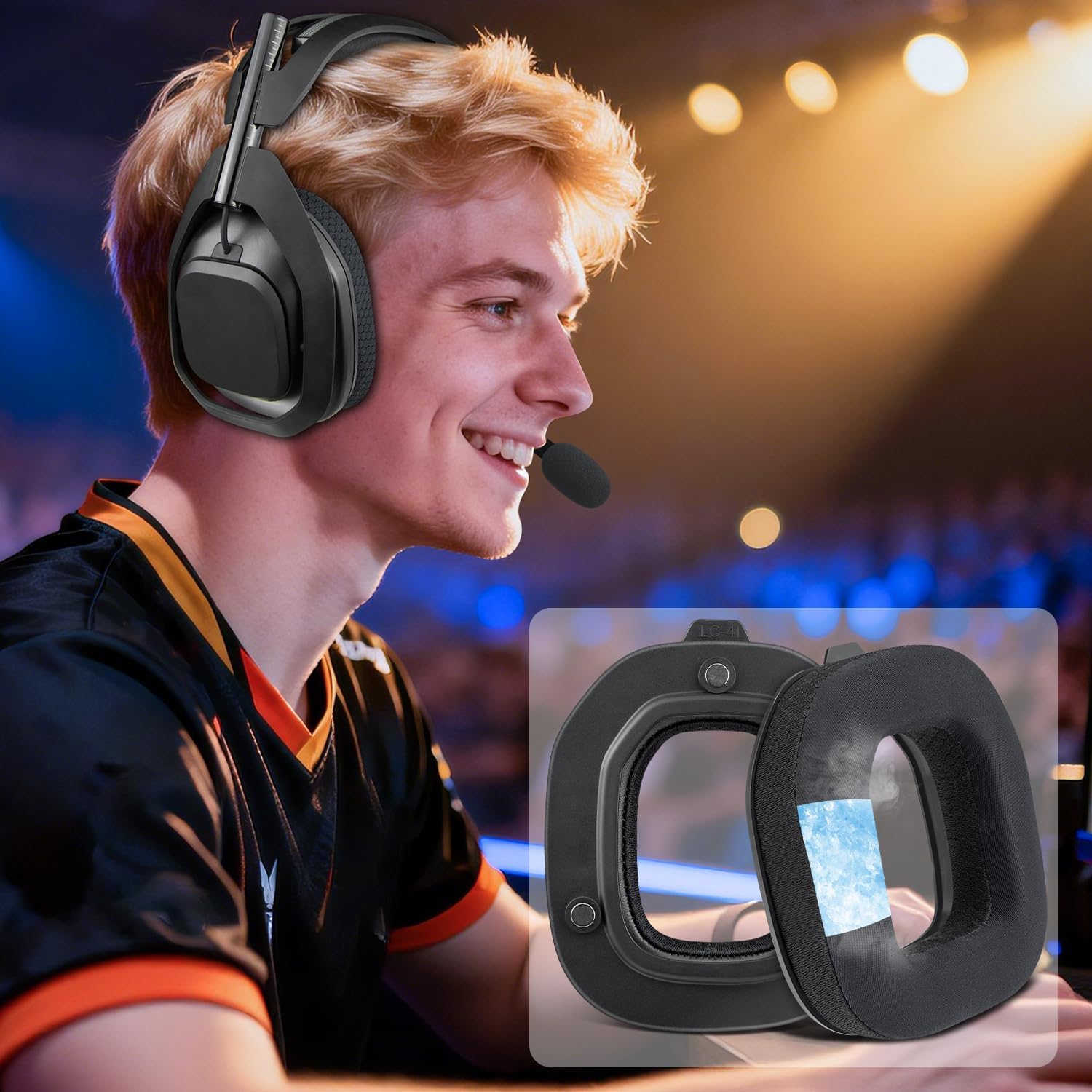 SOULWIT Earpads for Astro A50 X, A50 Gen 4, A50 Gen 5 - Cooling Gel