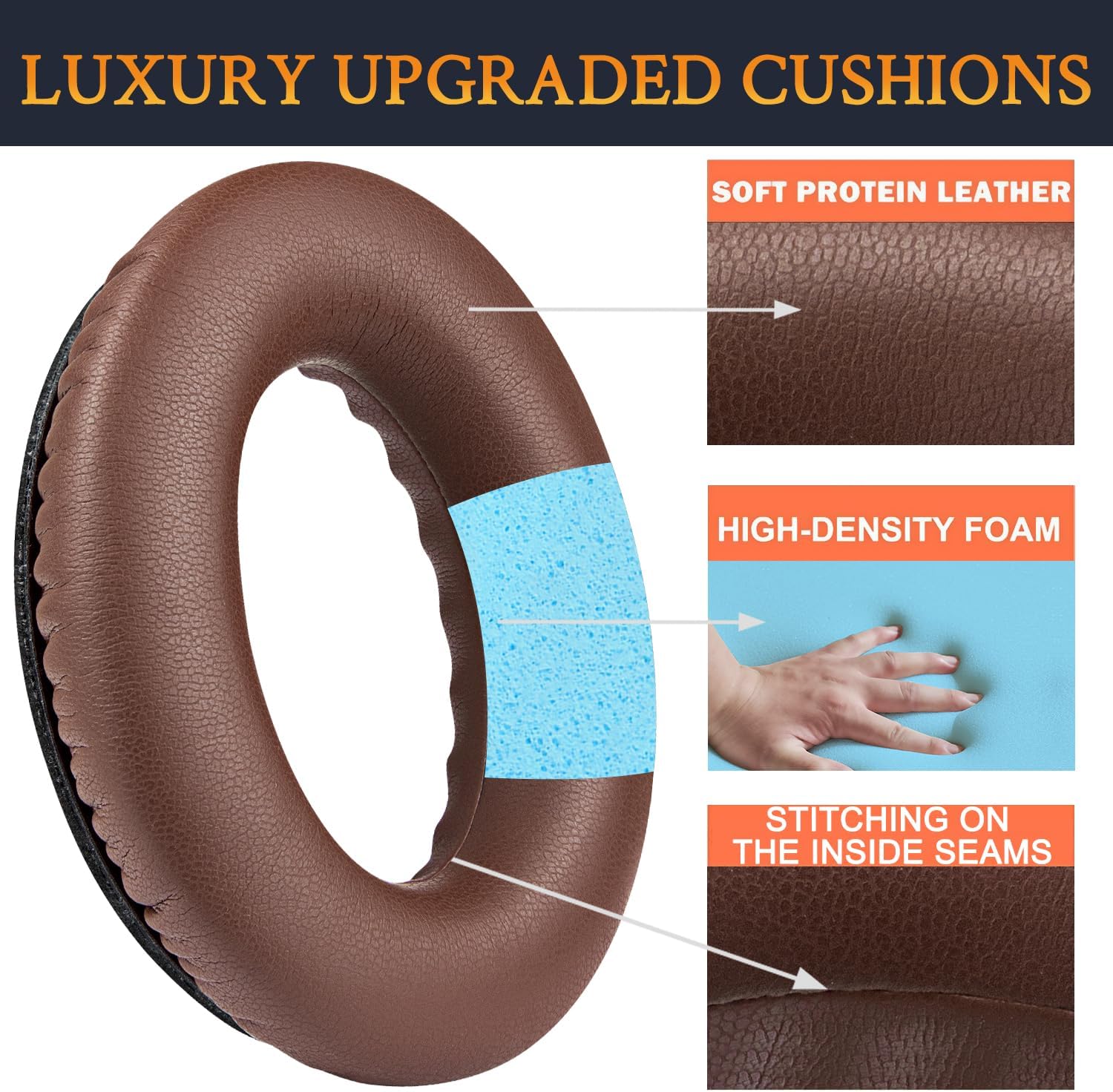 SoloWIT Earpads for Bose QuietComfort 25 - Protein Leather