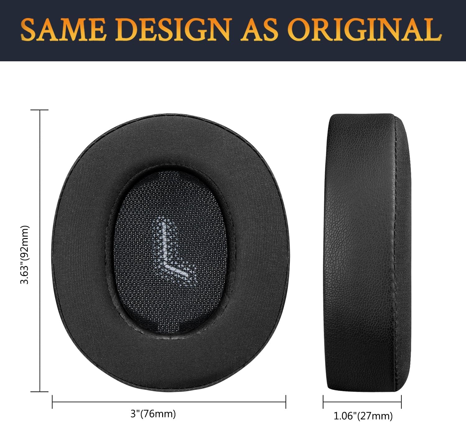 SOULWIT Earpads for JBL E55BT - Cooling Gel