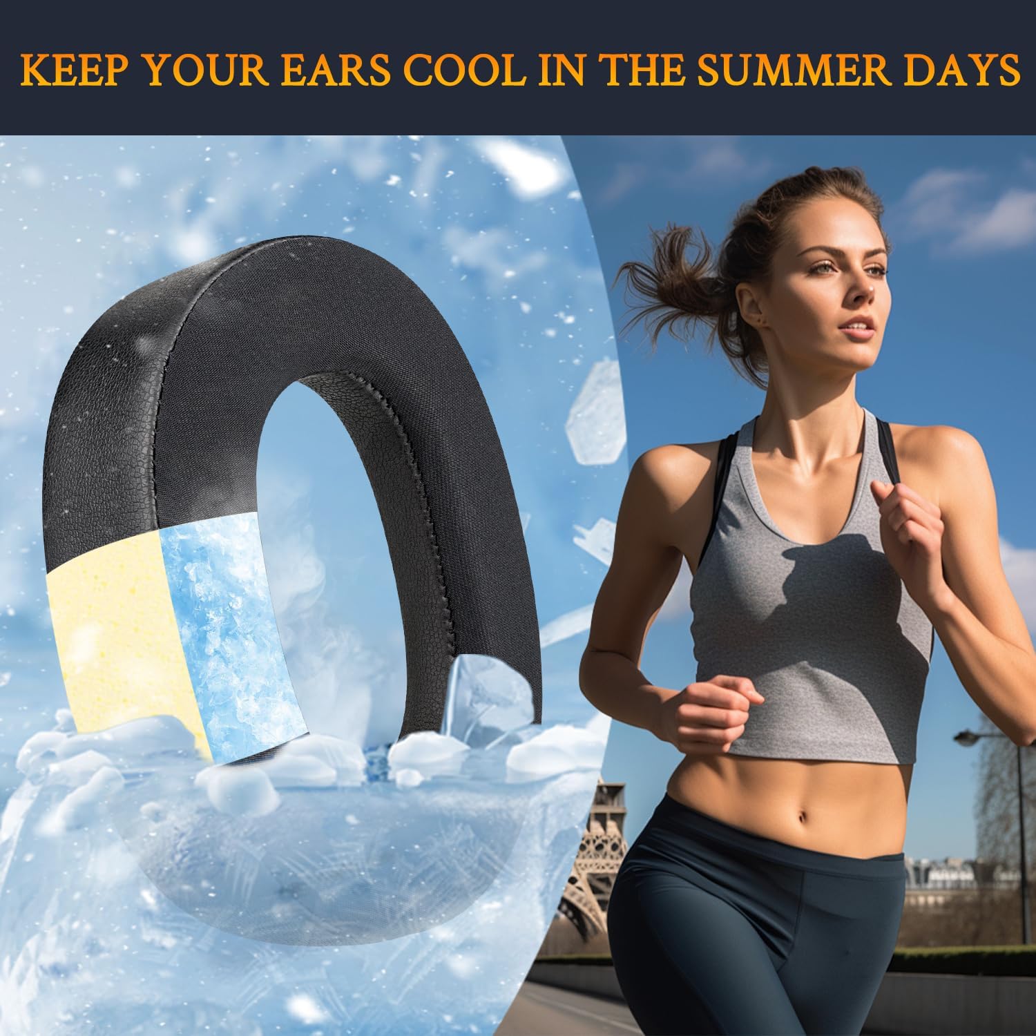 SOULWIT Earpads for Jabra Evolve2 85 - Cooling Gel