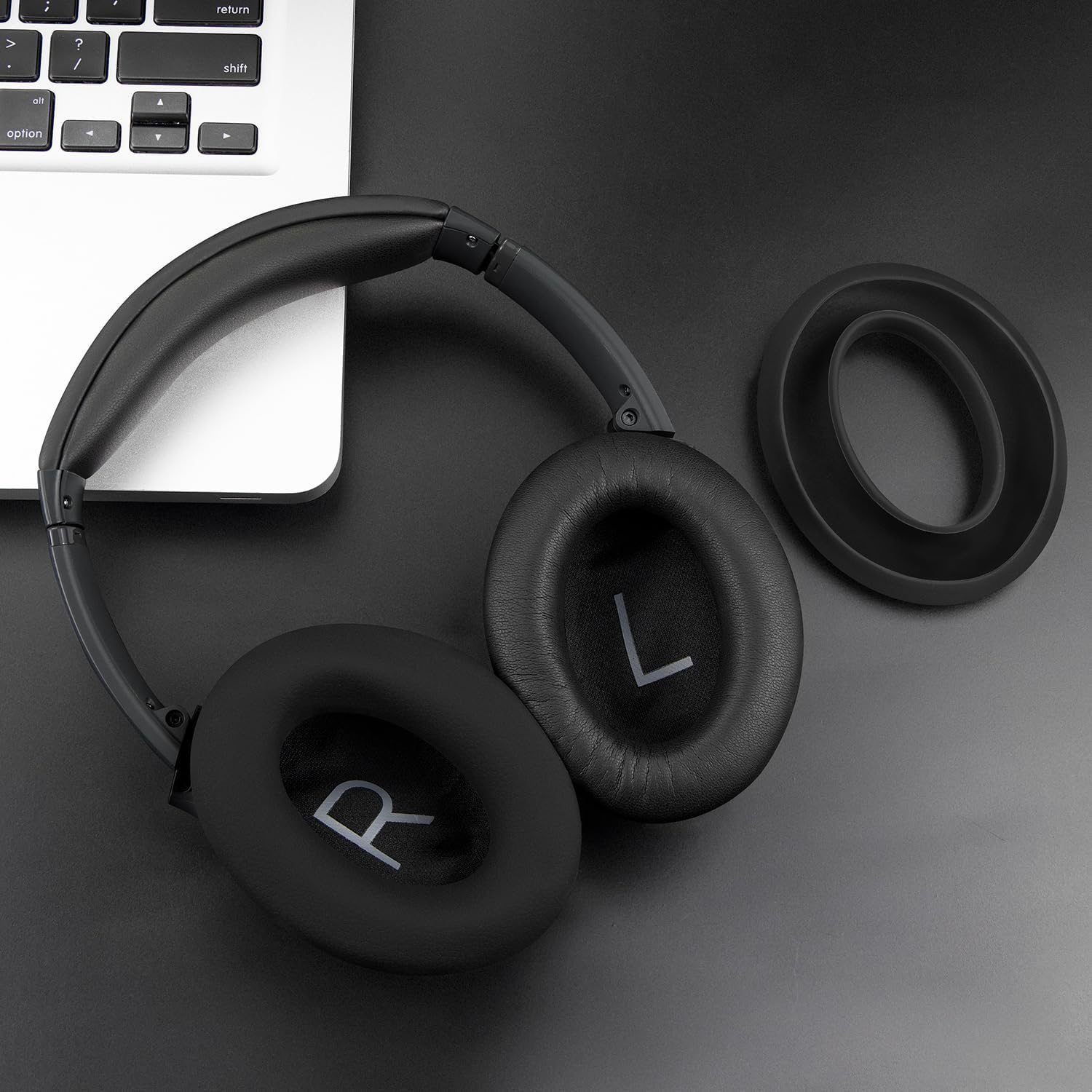 SOULWIT Replacement Kit for Bose QuietComfort 45 Series, Earpads + Headband + Earpads Cover