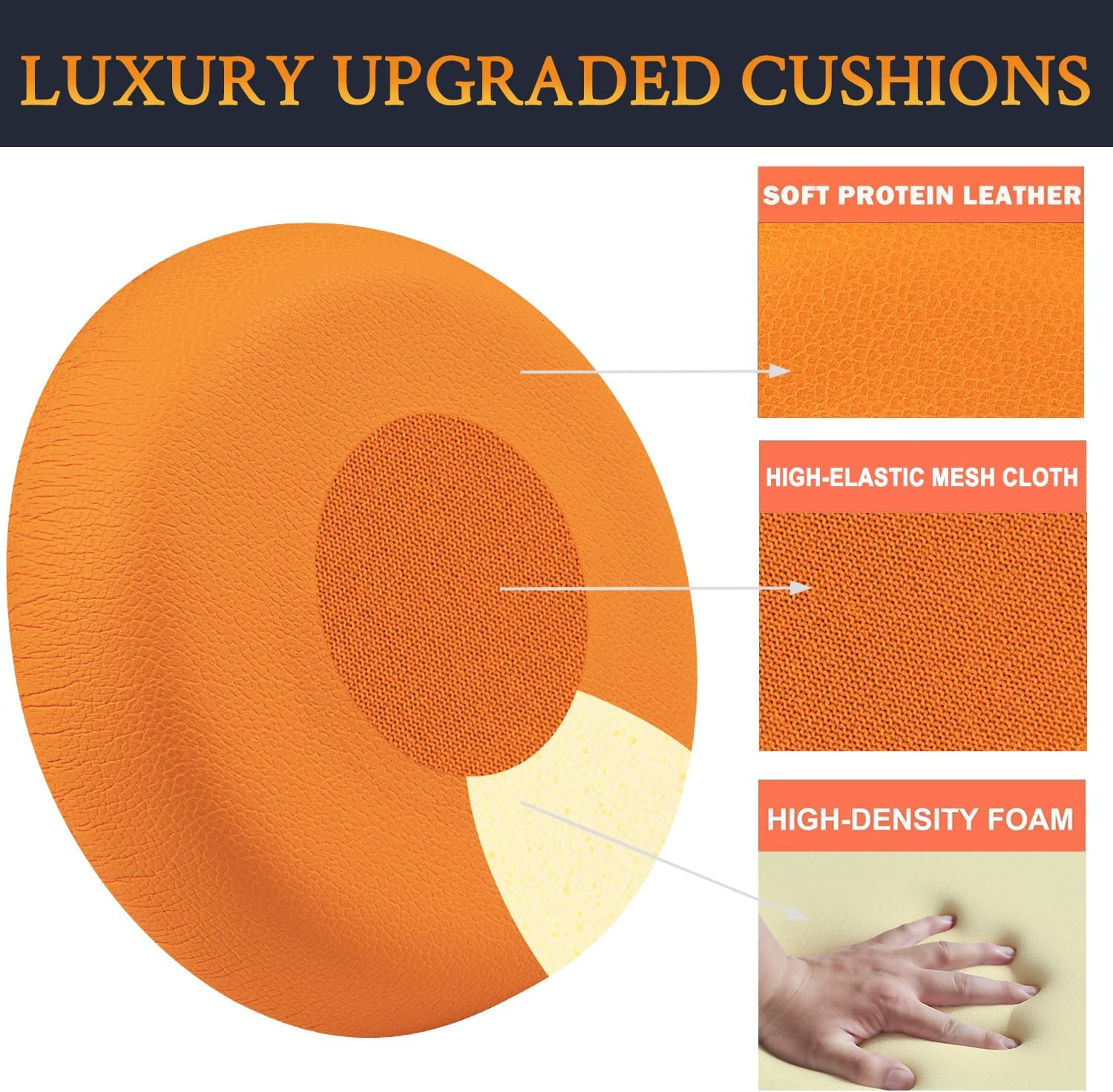SOULWIT Earpads for Jabra Evolve 75 - Protein Leather