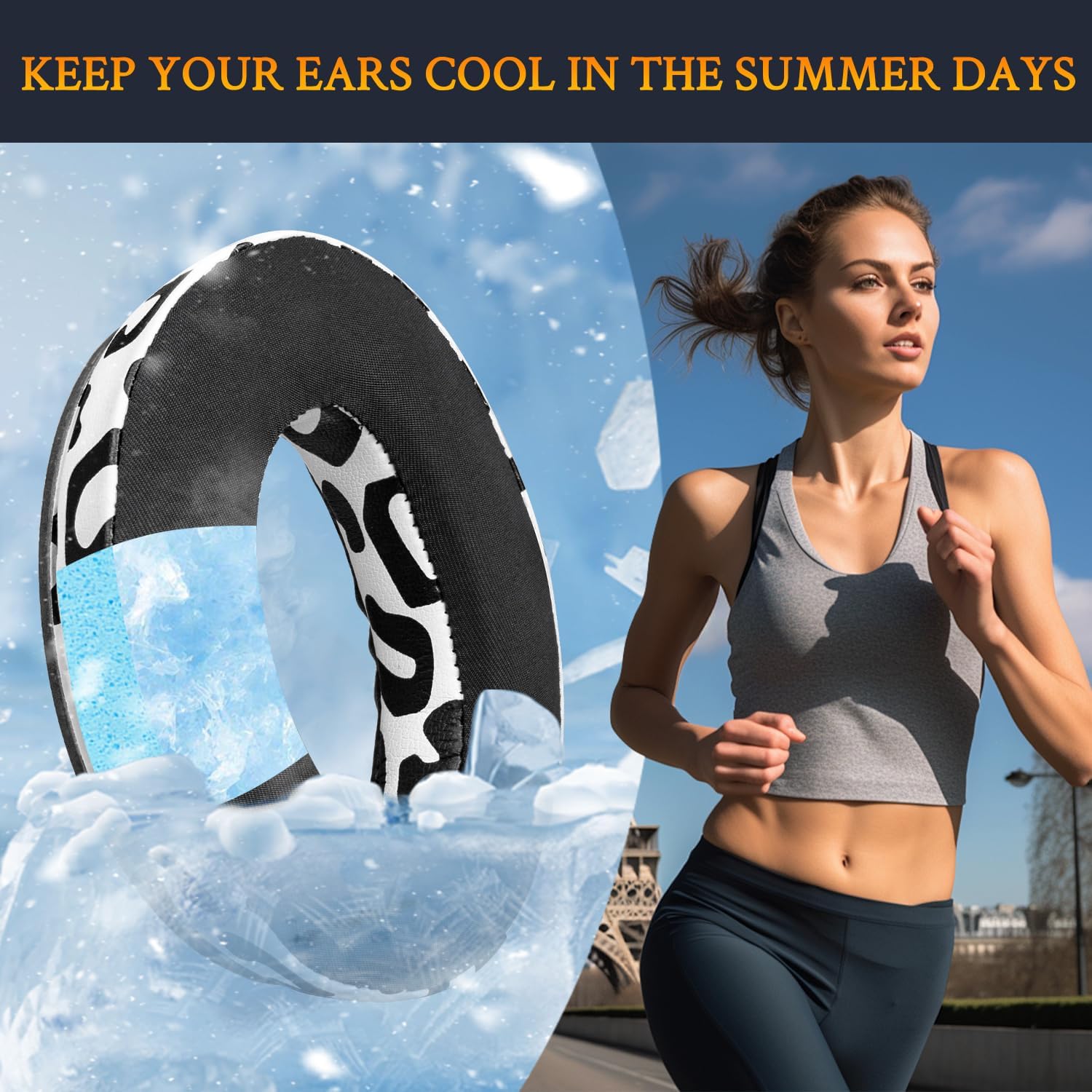 SOULWIT Earpads for Bose QuietComfort 45 Series - Cooling Gel