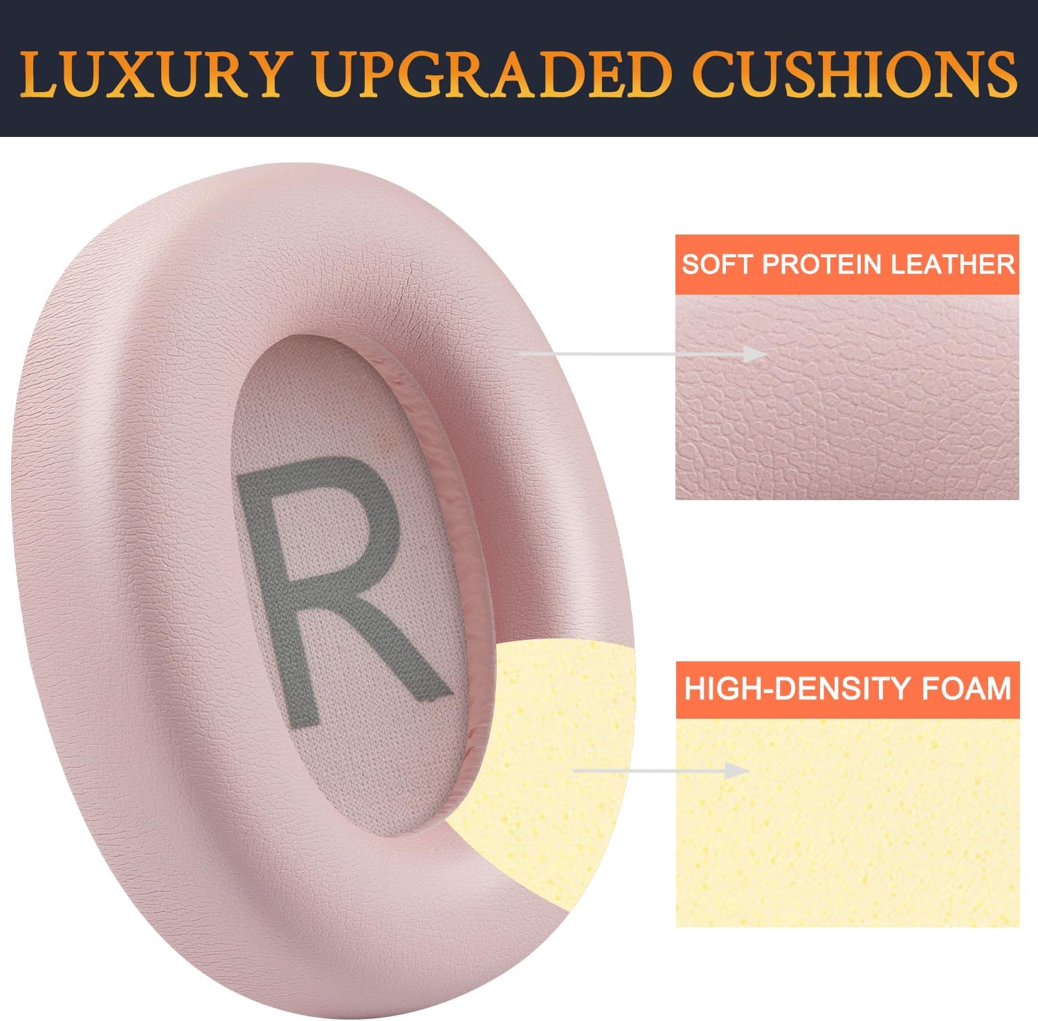 SOULWIT Earpads for TOZO HT2, HT3 - Protein Leather