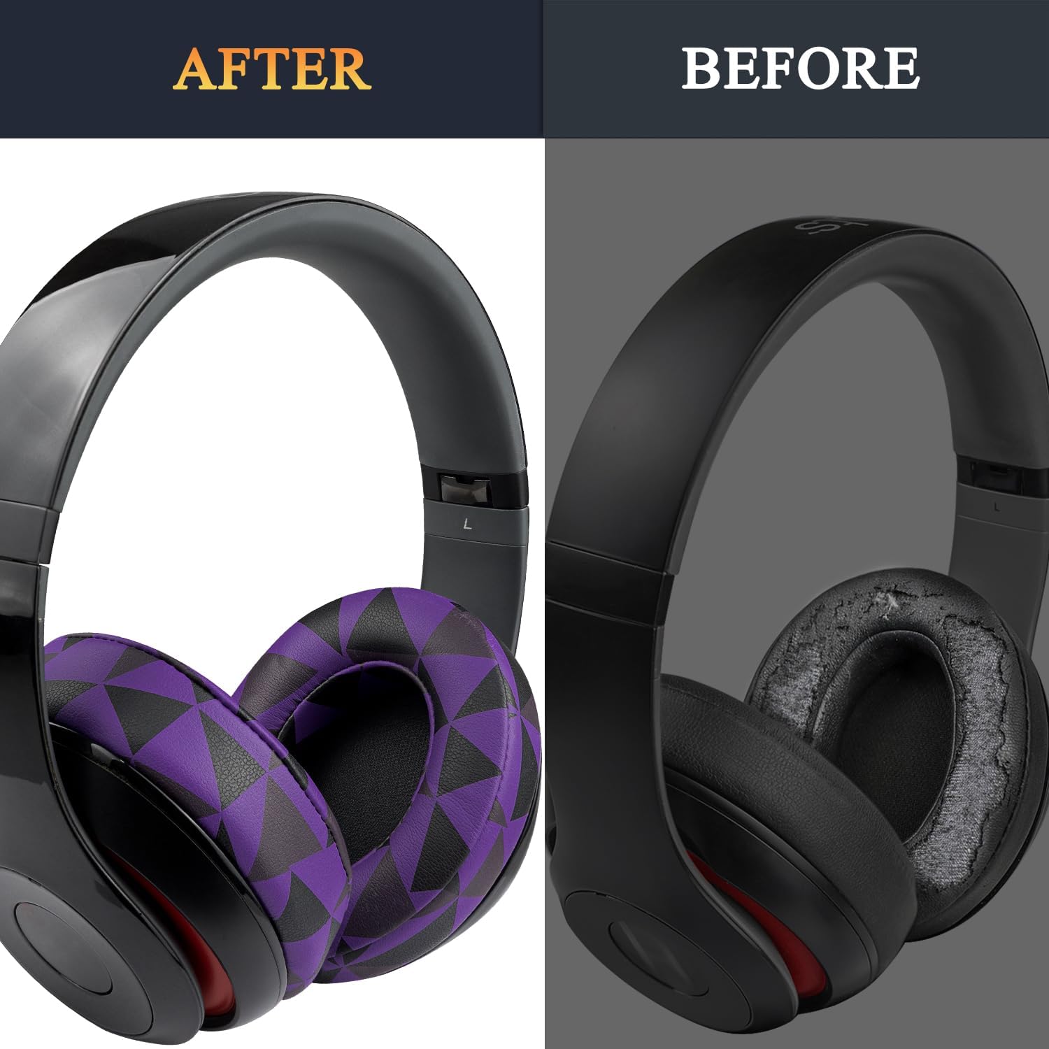 SoloWIT Earpads for Beats Studio 2 & Studio 3 - Protein Leather
