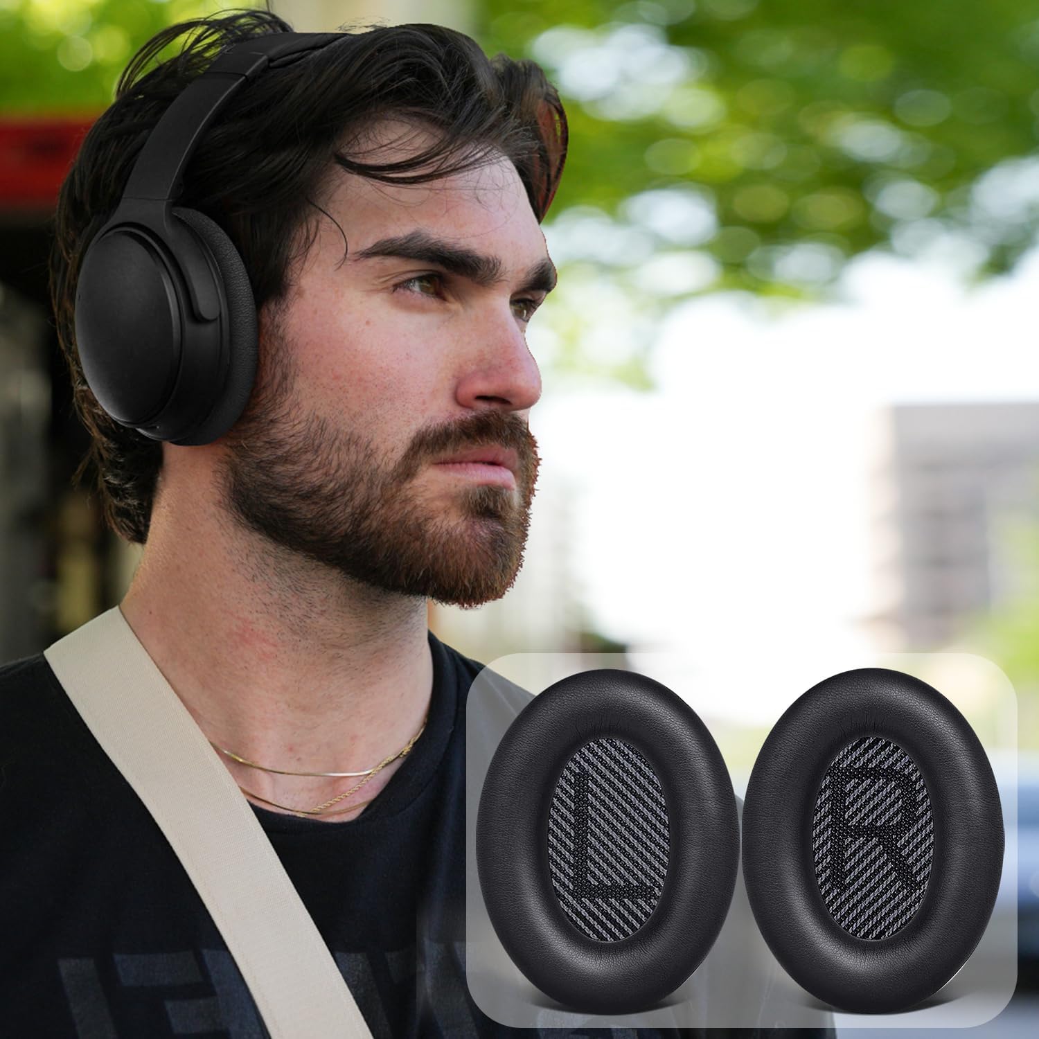 SoloWIT Earpads for Bose QuietComfort 35 Series - Protein Leather