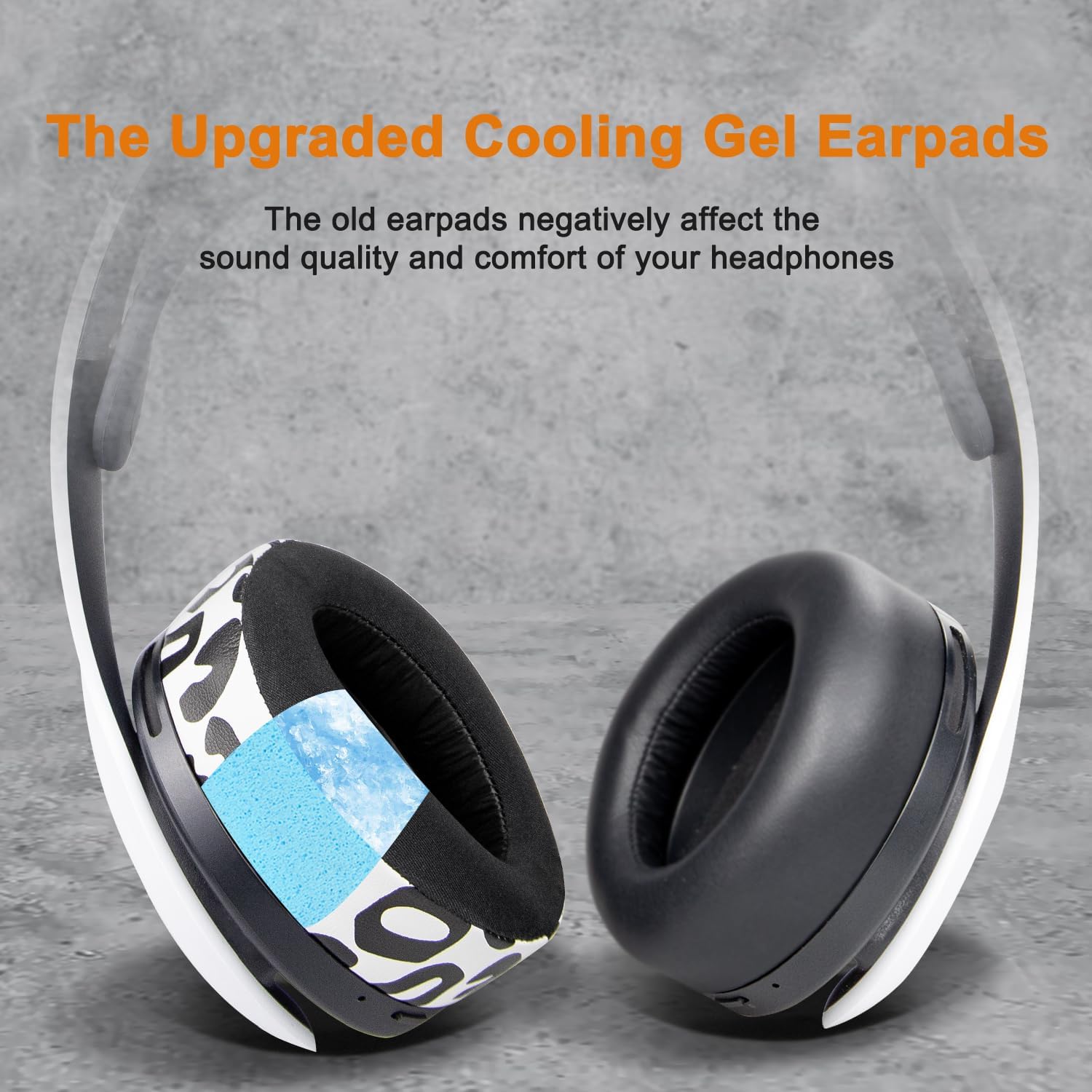SOULWIT Earpads for Sony PlayStation 5 Pulse PS5 3D - Cooling Gel