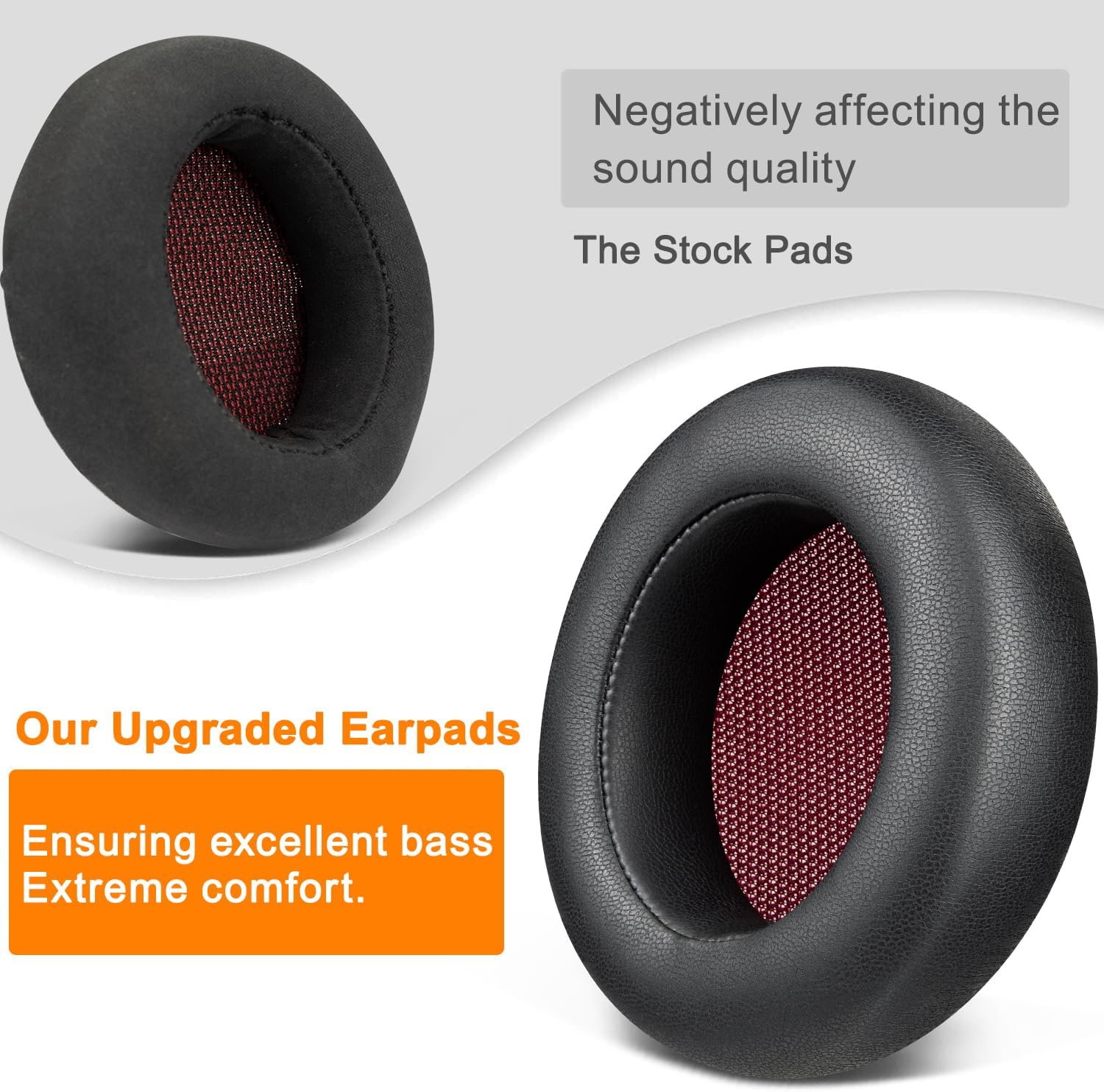 SOULWIT Earpads for Teufel REAL BLUE NC (2020), REAL BLUE (2020), REAL PURE (2020) - Protein Leather