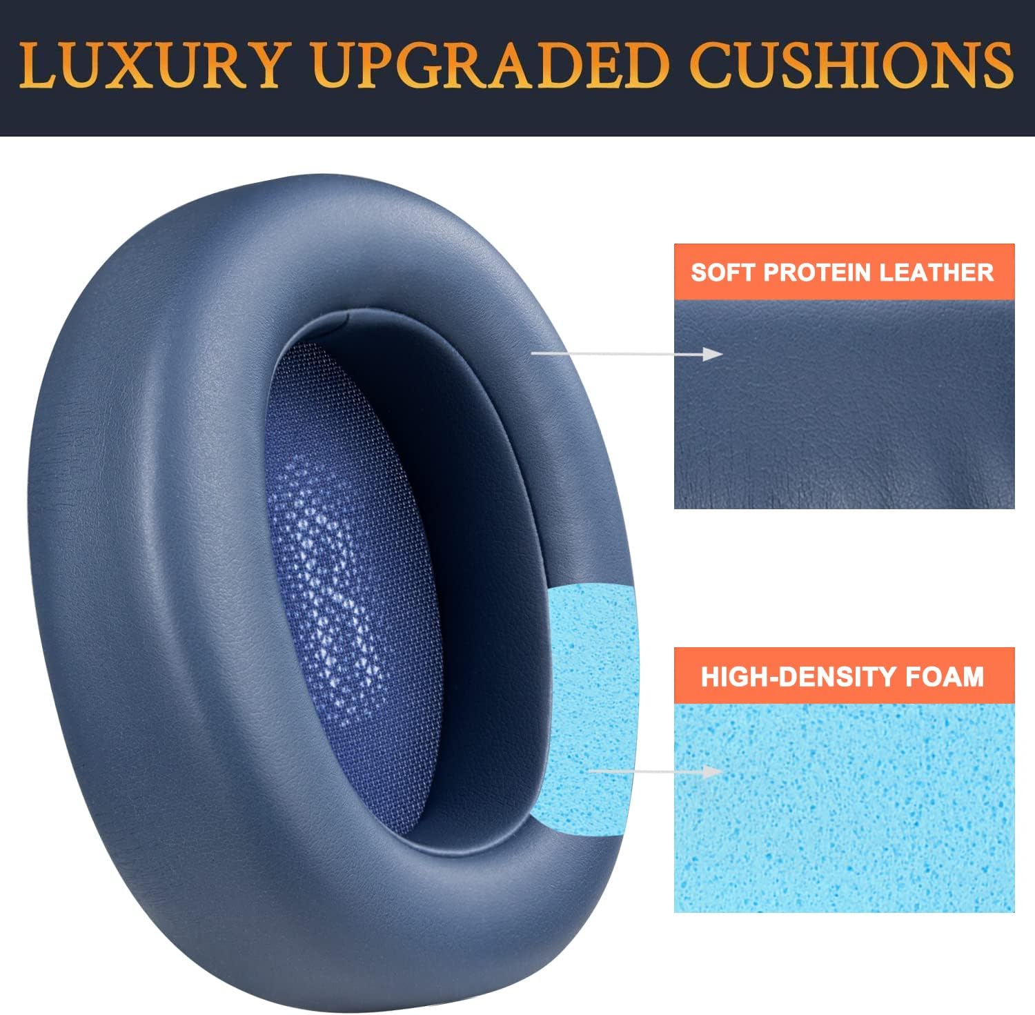 SOULWIT Earpads for JBL Everest Elite 750NC (V750NXT) - Protein Leather